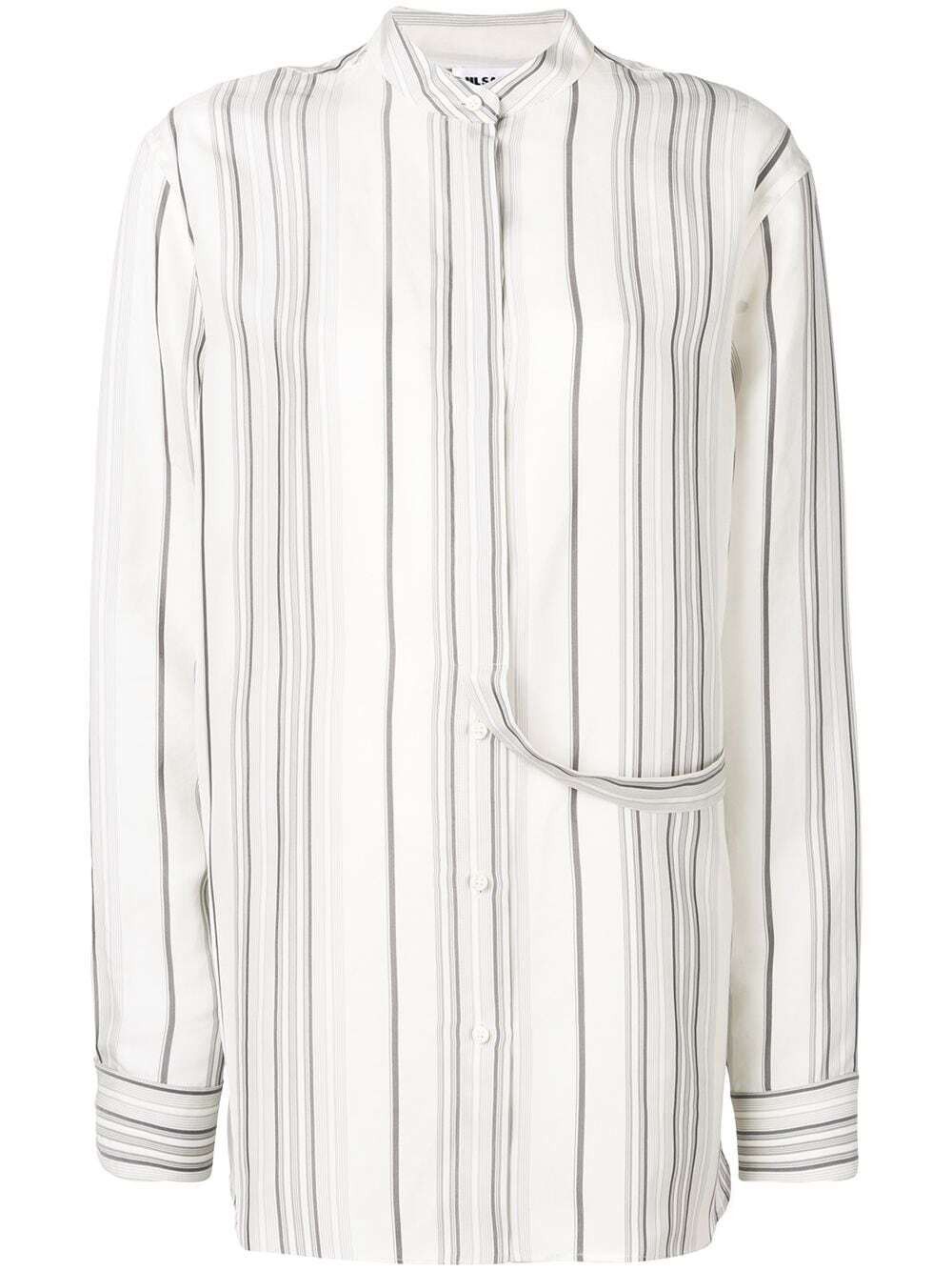 Jil Sander Jil Sander BNWT Giusy Striped Shirt $2000 Retail Size S / US 4 / IT 40 - 3 Thumbnail