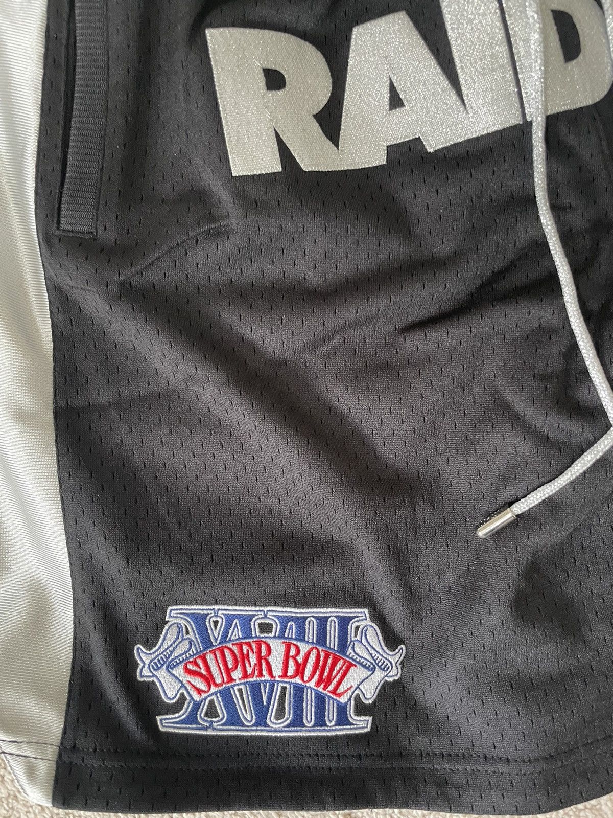 Just Don Just Don Oakland Raiders Black Gold Rush Shorts Size US 32 / EU 48 - 2 Thumbnail