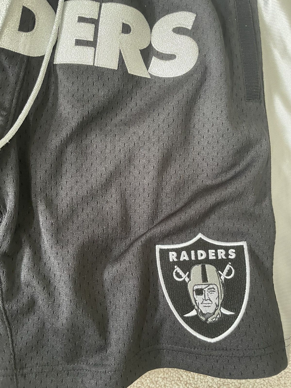 Just Don Just Don Oakland Raiders Black Gold Rush Shorts Size US 32 / EU 48 - 3 Thumbnail