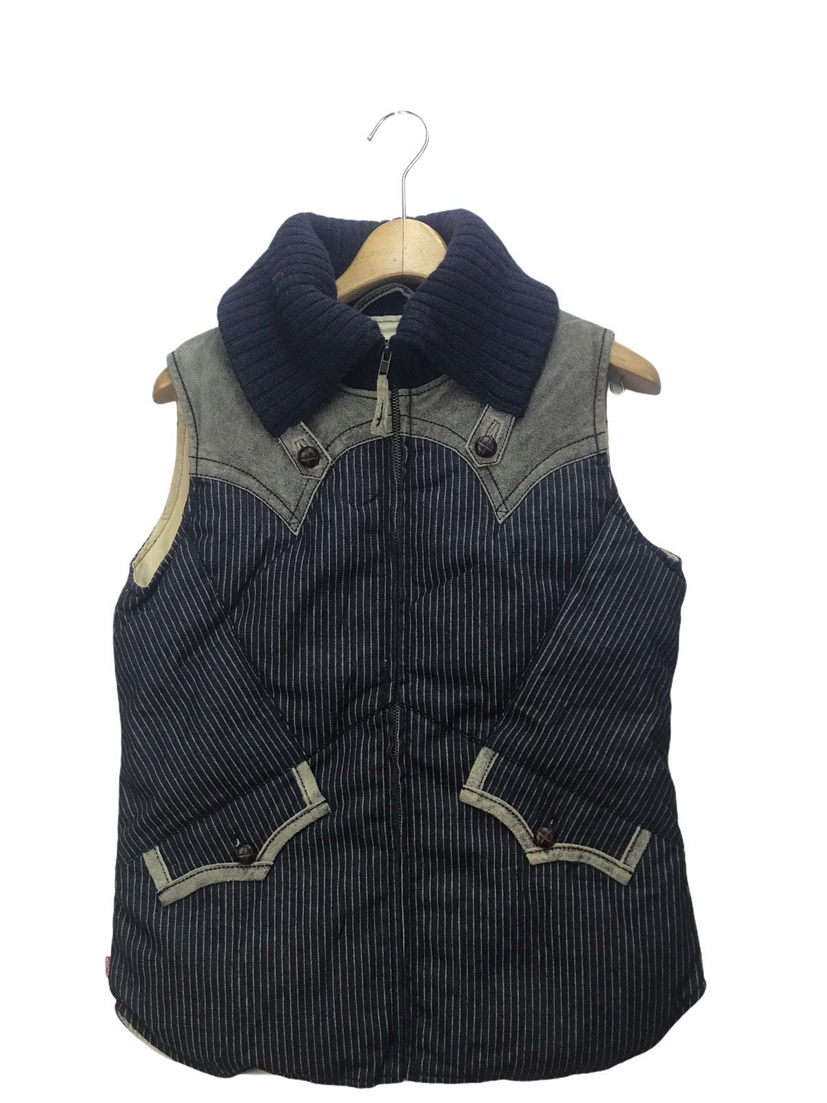 Levi's Vintage Levis Wabash Western Style Vest Size US M / EU 48-50 / 2 - 1 Thumbnail