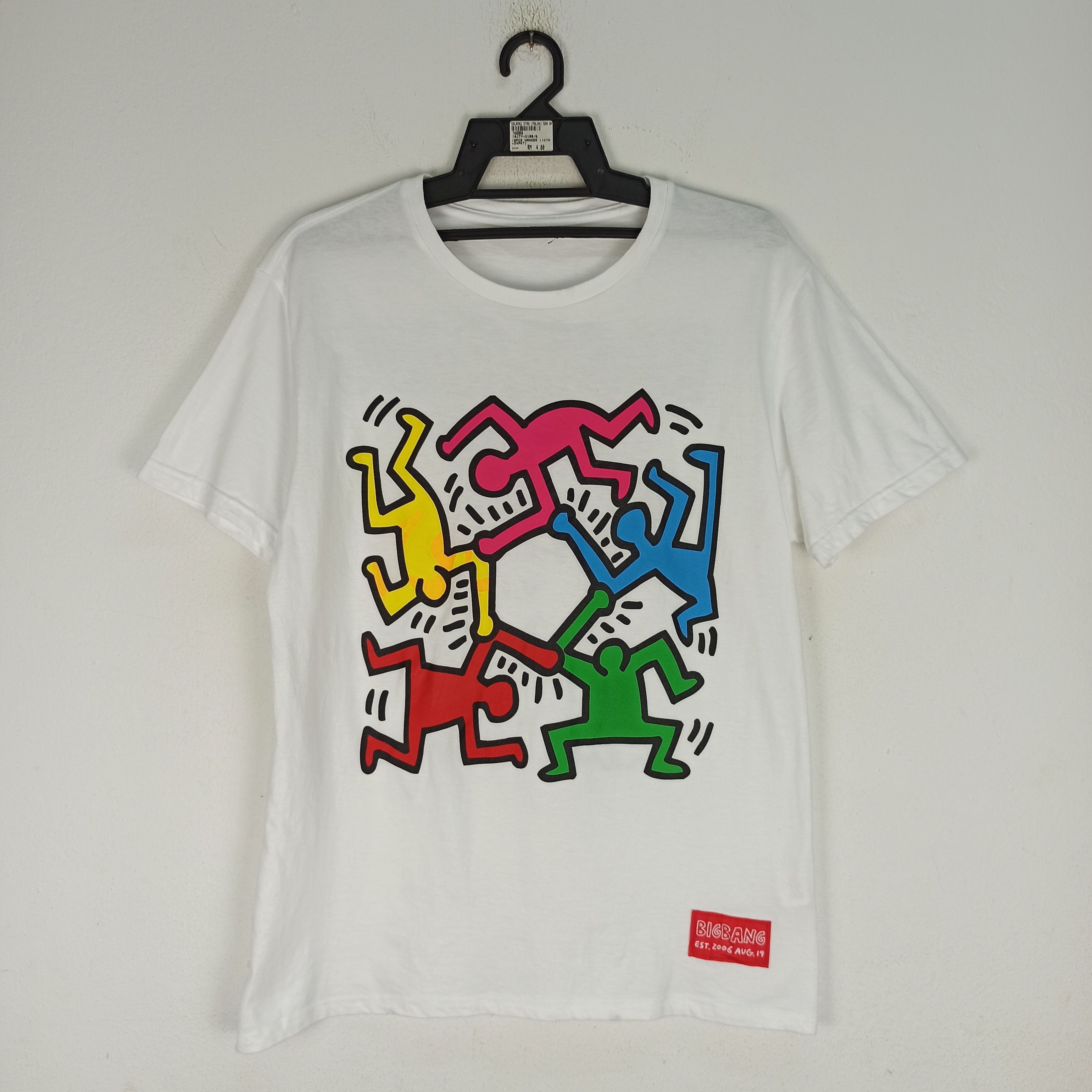 Keith Haring 🔥STEALS🔥 Big Bang Keith Haring K Pop G Dragon Tour TShirt Size US L / EU 52-54 / 3 - 1 Thumbnail