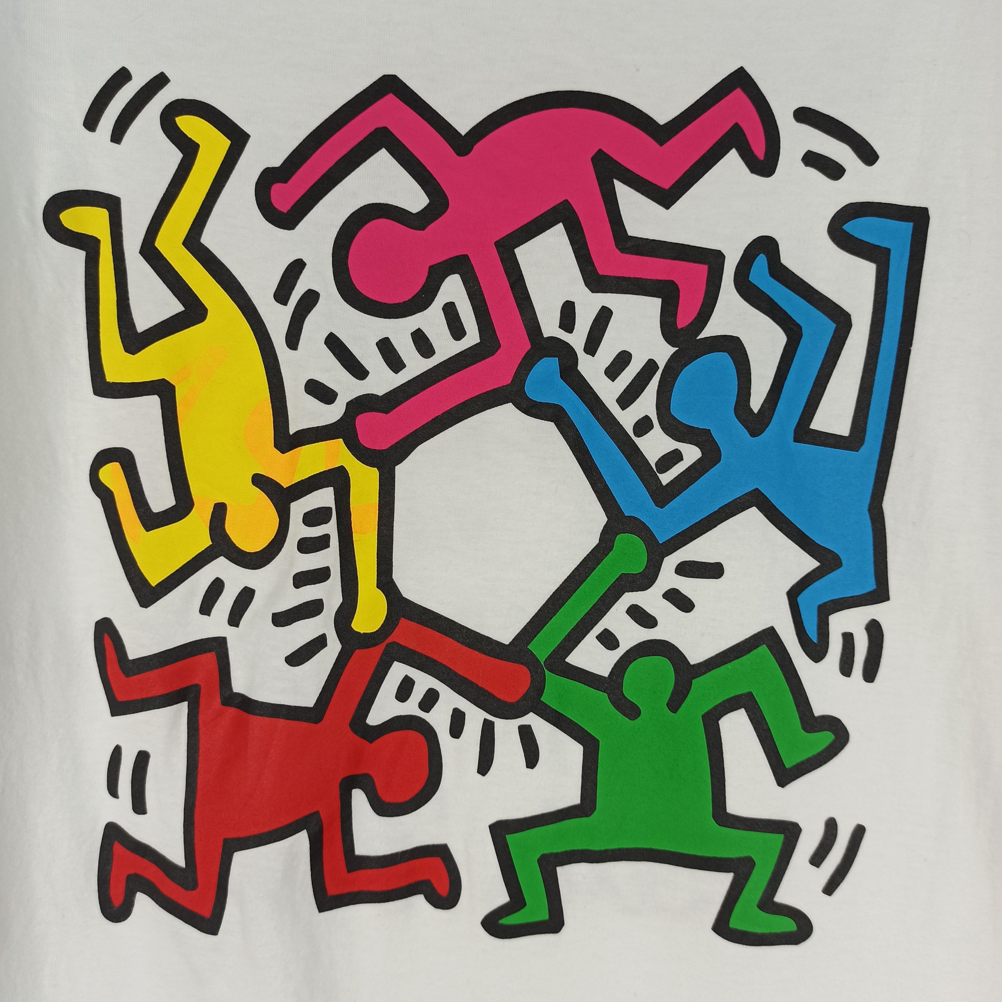 Keith Haring 🔥STEALS🔥 Big Bang Keith Haring K Pop G Dragon Tour TShirt Size US L / EU 52-54 / 3 - 2 Thumbnail