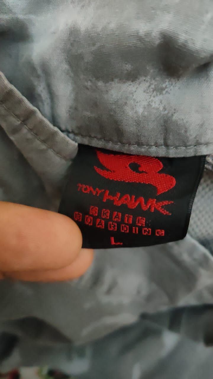 Think Skateboards Tony Hawk Skate Zip Up Shirt Size US L / EU 52-54 / 3 - 5 Thumbnail