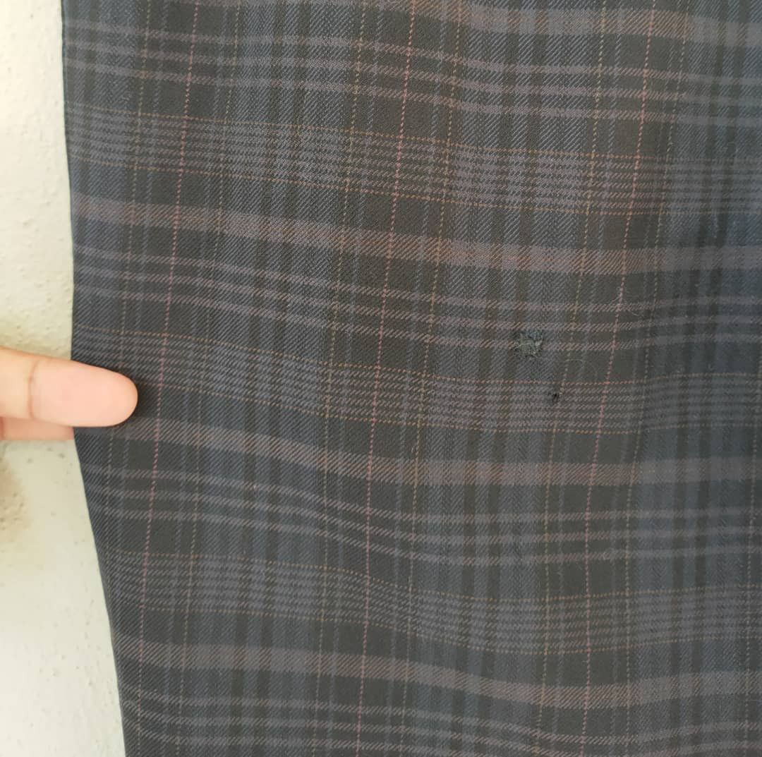 Burberry Vintage Burberry Checkered Wool Pant Size US 33 - 3 Thumbnail
