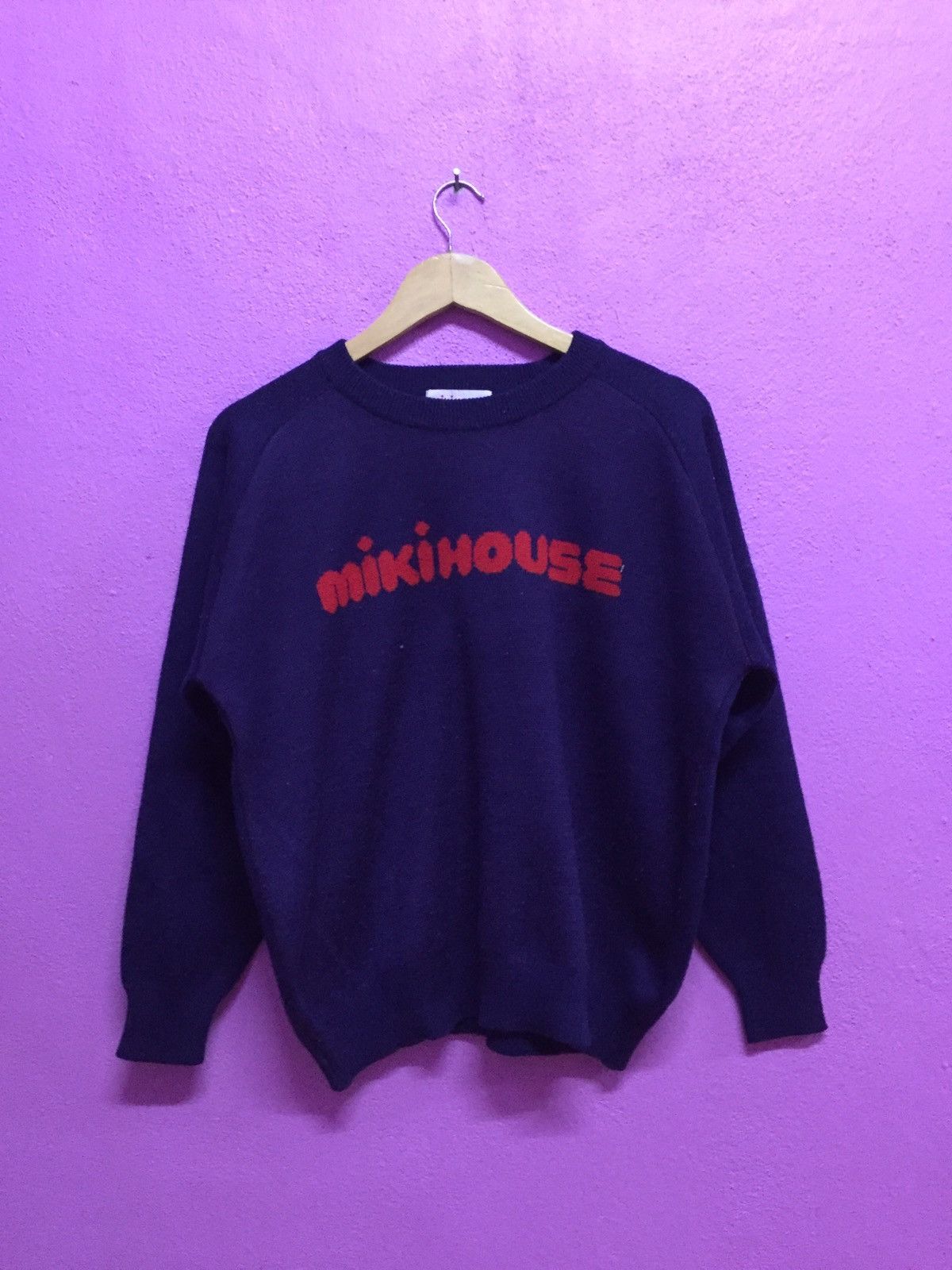 Japanese Brand Vintage 90’s Miki House Men Sweatshirts Size M Size US M / EU 48-50 / 2 - 1 Thumbnail