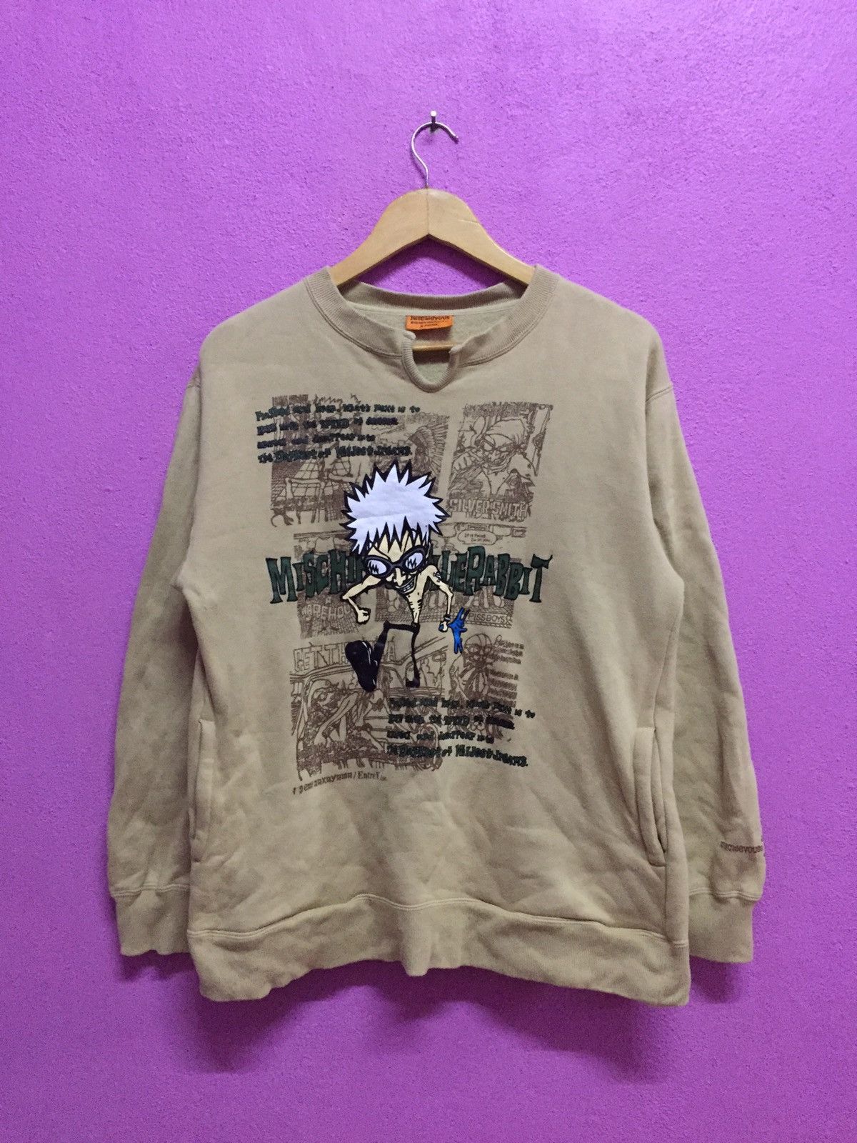 Japanese Brand Vintage Mischievous Anime Sweatshirts Size Large Size US L / EU 52-54 / 3 - 1 Thumbnail