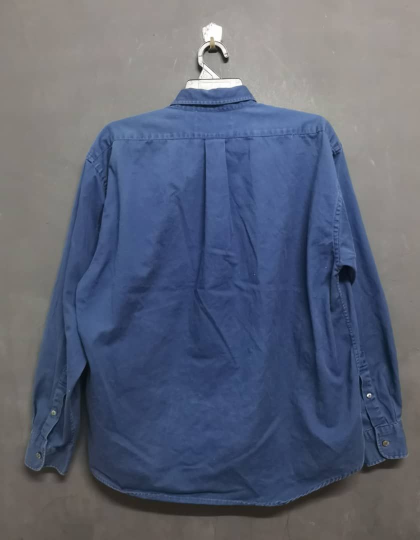 Yves Saint Laurent YSL Embroidered Small Logo Shirt Size US L / EU 52-54 / 3 - 2 Thumbnail
