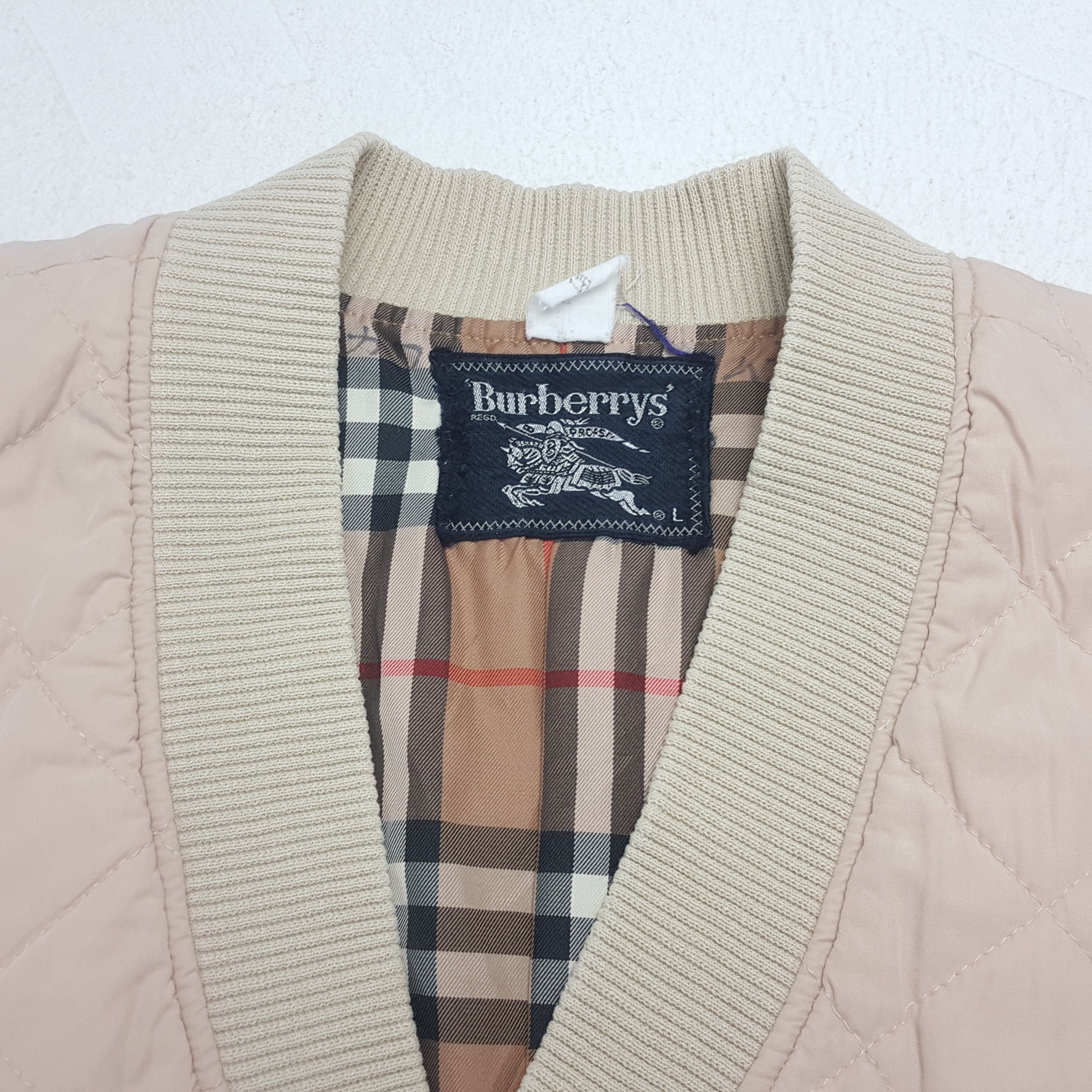 Burberry × Vintage BURBERRYS Nova Check Vest Size US L / EU 52-54 / 3 - 6 Thumbnail