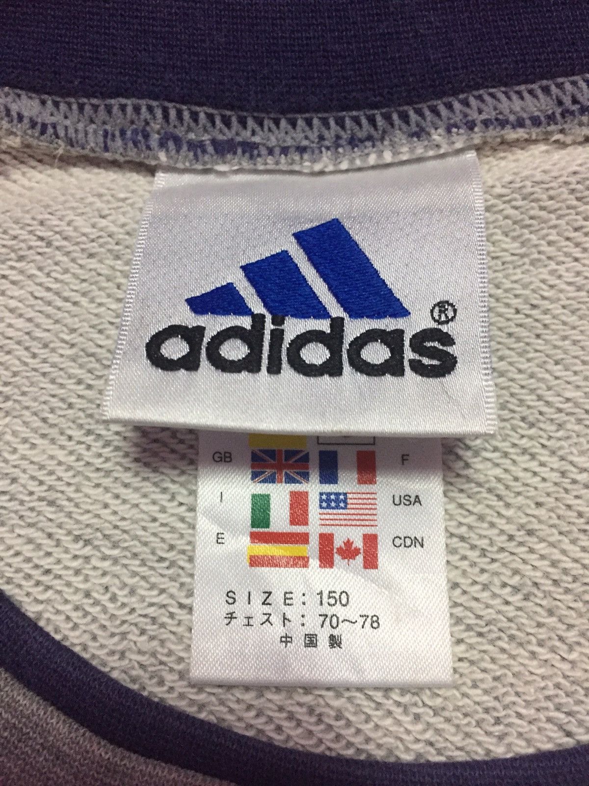 Adidas Vintage 90's Adidas Sweatshirts Size US M / EU 48-50 / 2 - 3 Thumbnail