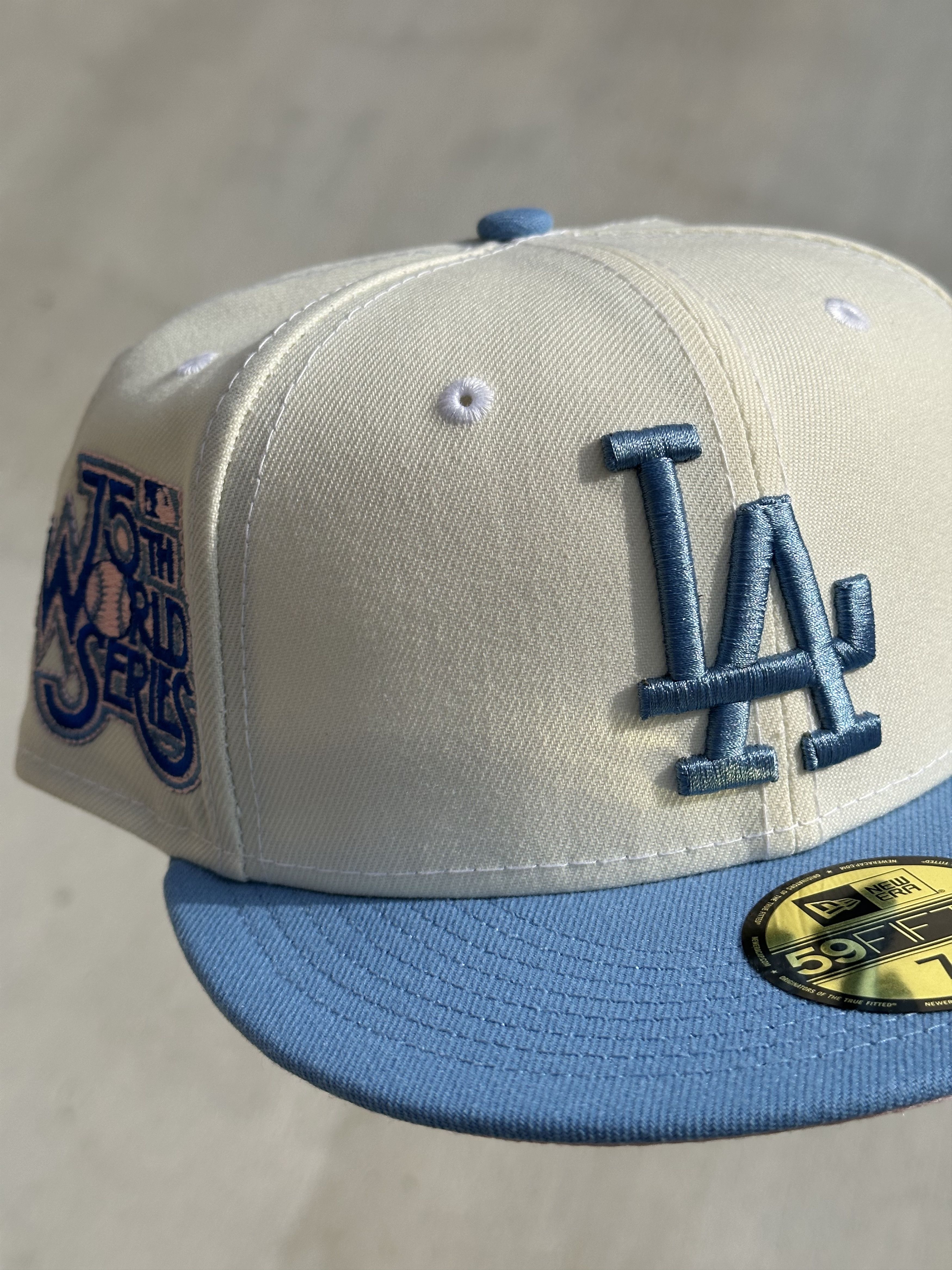Hat Club 7 3/8 LA Dodgers 75th World Series Patch Size ONE SIZE - 1 Thumbnail