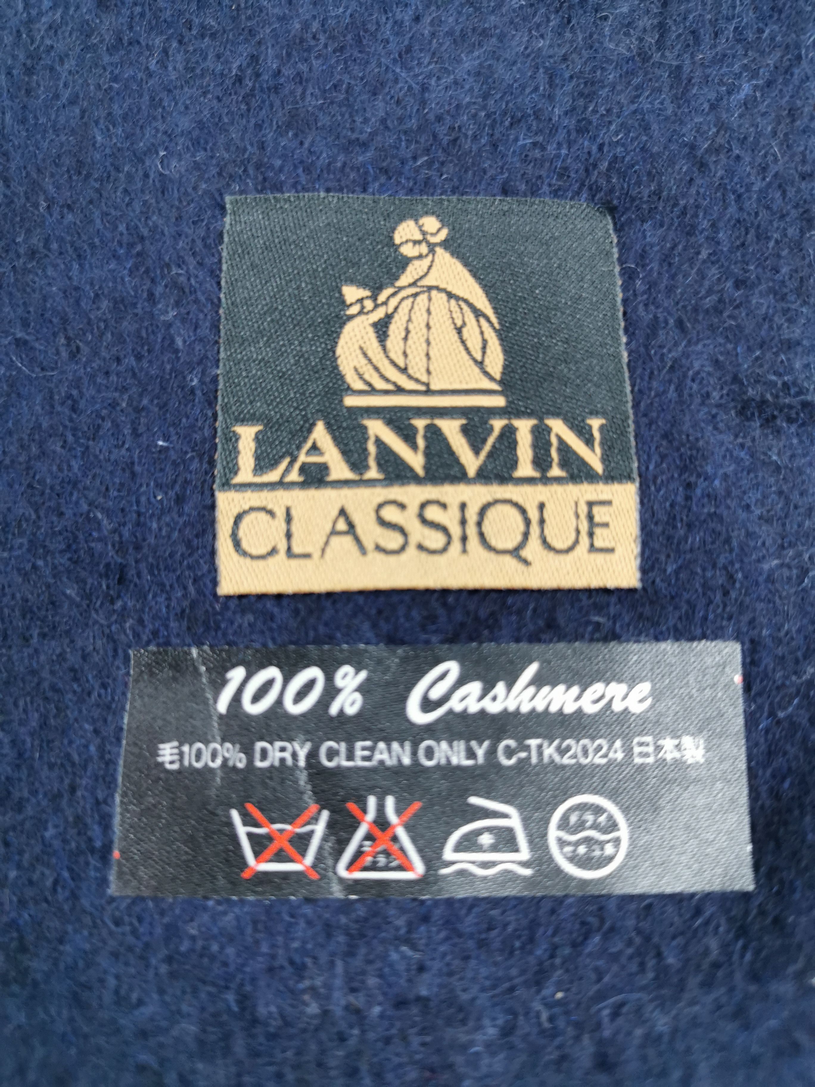 Lanvin × Vintage Lanvin scarf muffler Size ONE SIZE - 4 Thumbnail