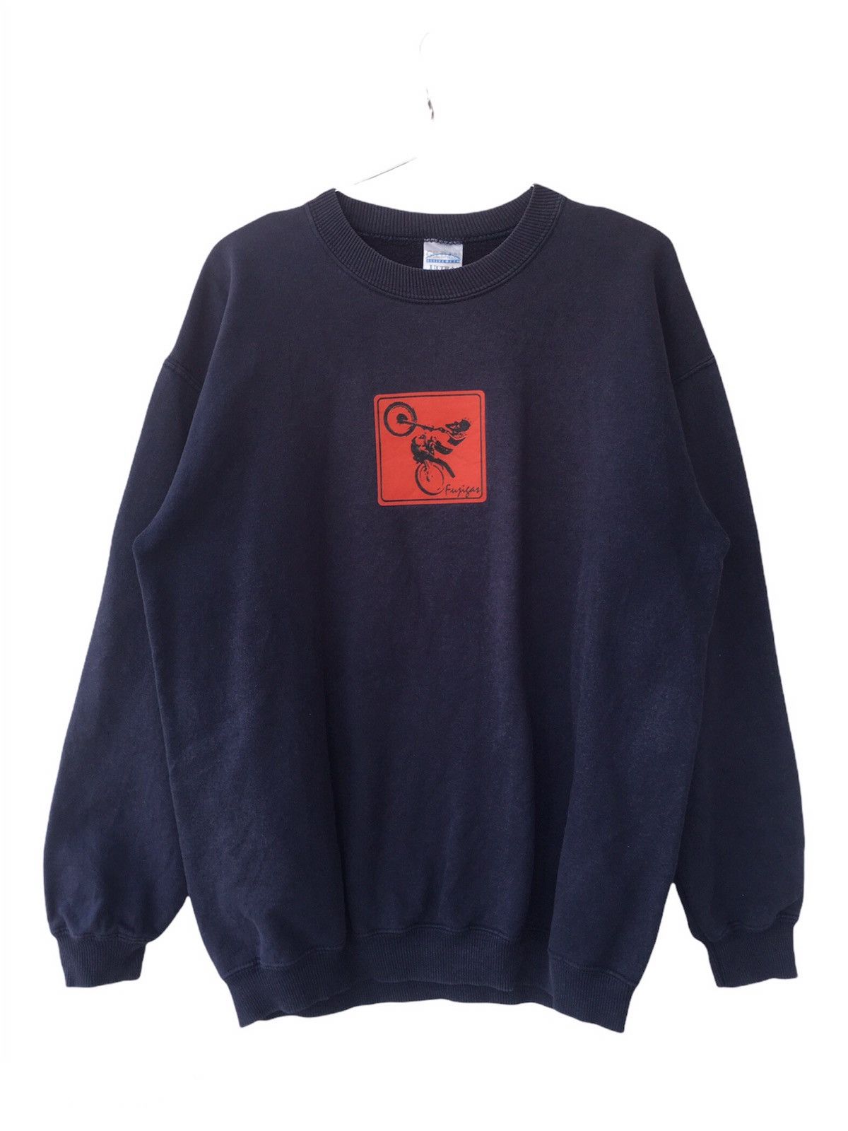 image of Vintage Honda Racing Rtl Fujihas Motocross Crewneck in Faded Black, Men's (Size Medium)
