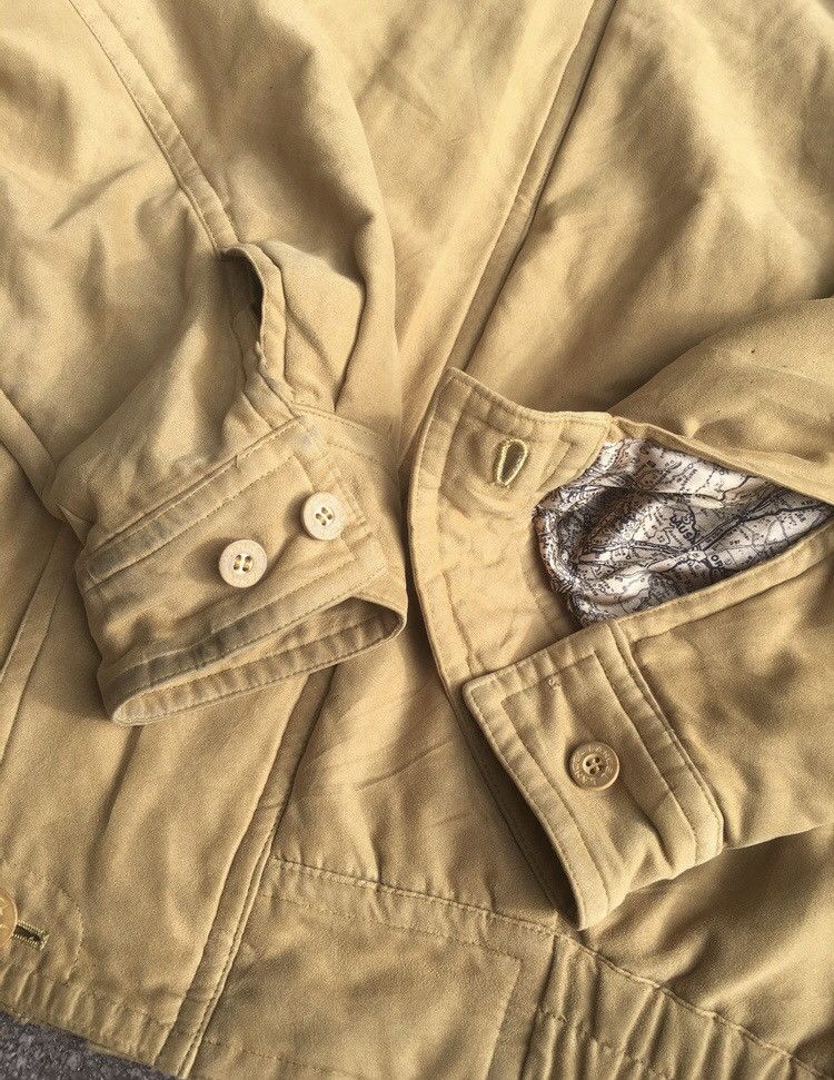 Lancel Lancel Paris Suede Map Lining Bomber Jacket Size US L / EU 52-54 / 3 - 9 Thumbnail