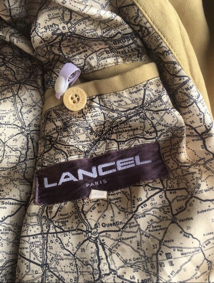 Lancel Lancel Paris Suede Map Lining Bomber Jacket Size US L / EU 52-54 / 3 - 4 Thumbnail