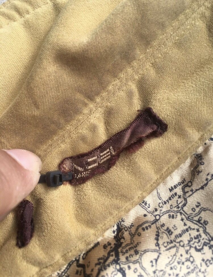 Lancel Lancel Paris Suede Map Lining Bomber Jacket Size US L / EU 52-54 / 3 - 5 Thumbnail