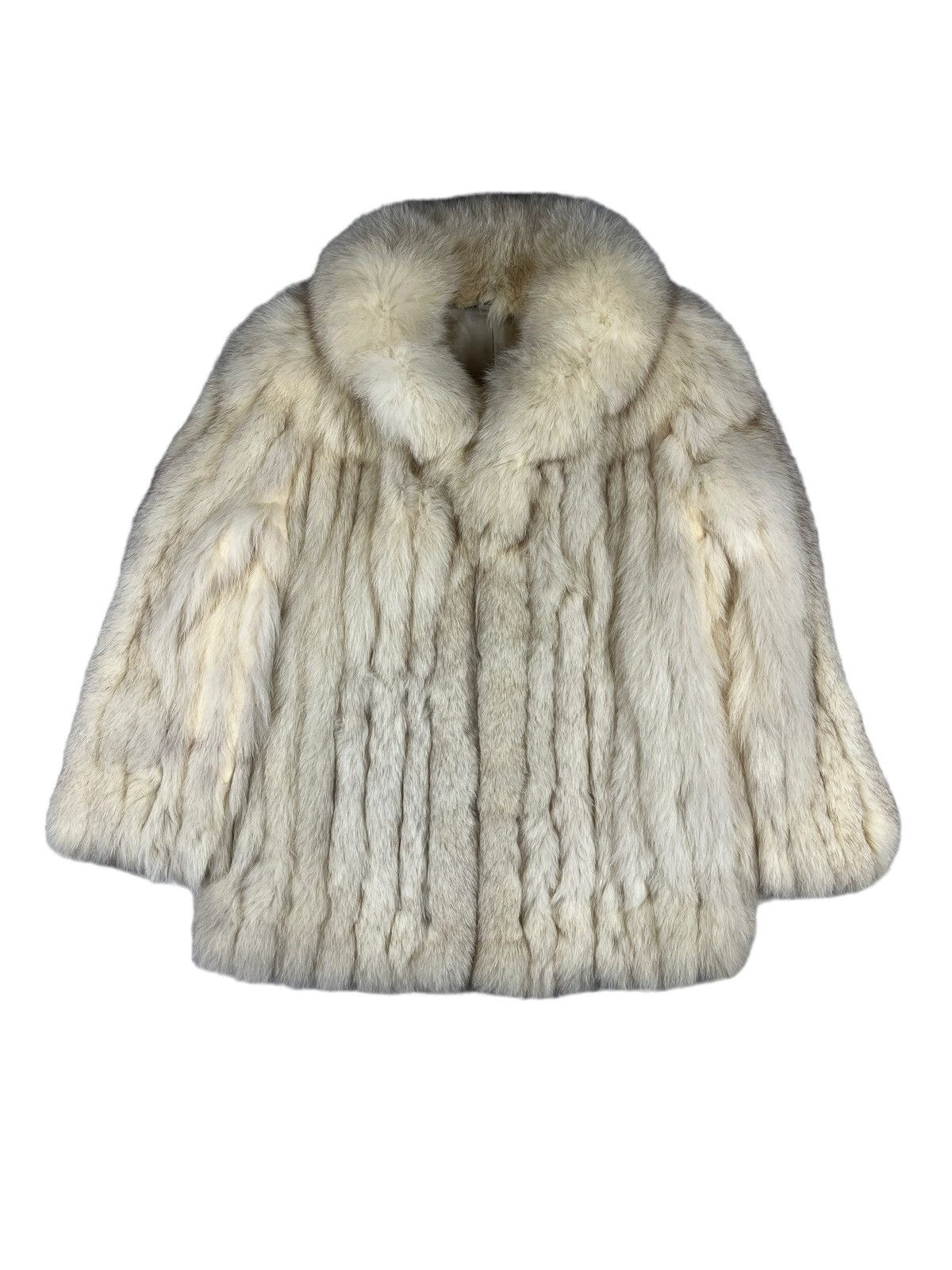 Sagafurs Vintage 80s Saga Fox Fur Jacket Size US M / EU 48-50 / 2 - 2 Thumbnail