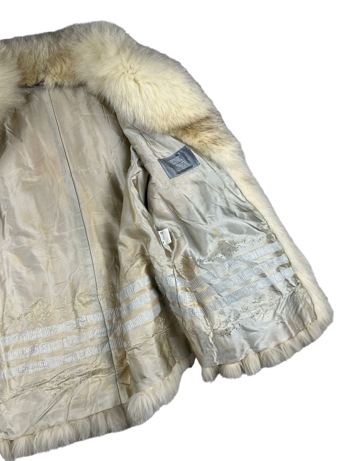 Sagafurs Vintage 80s Saga Fox Fur Jacket Size US M / EU 48-50 / 2 - 12 Thumbnail