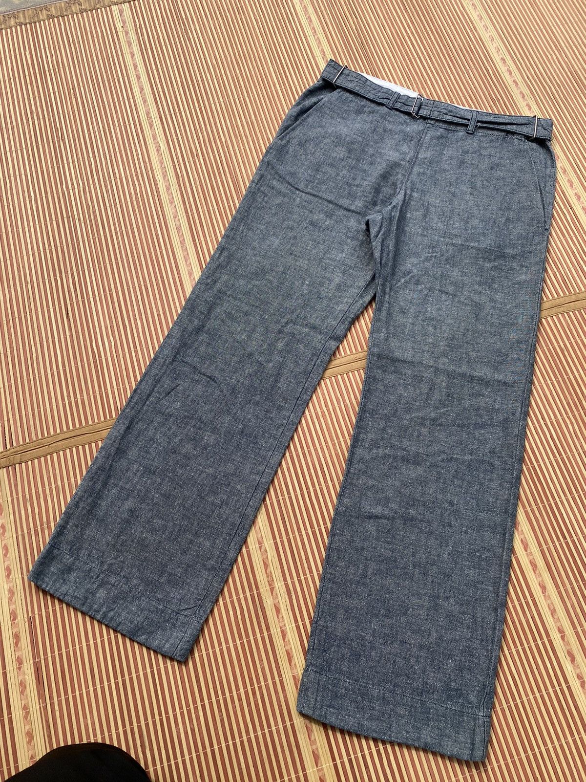 image of Archival Clothing Tokishirazu Japan Designer Pant in Grey, Men's (Size 32)
