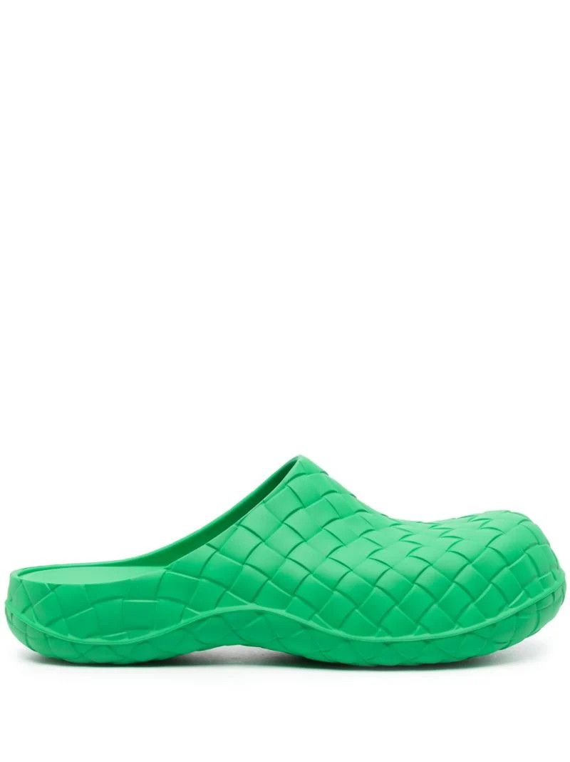 Green Beebee Intreccio Clogs