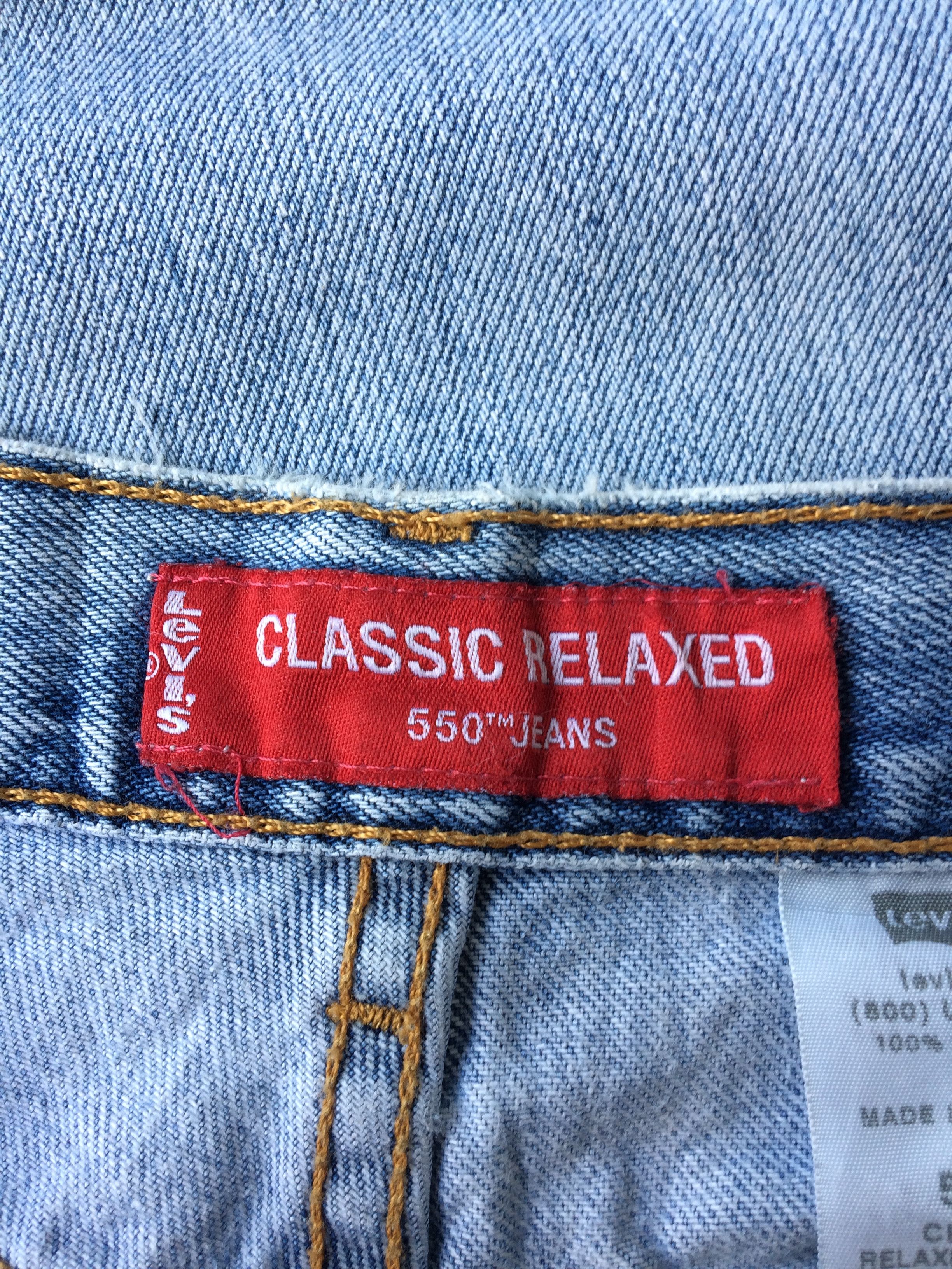 Levi's Vintage Levi's 550 Light Wash Jeans #B-235 Size US 33 - 9 Thumbnail