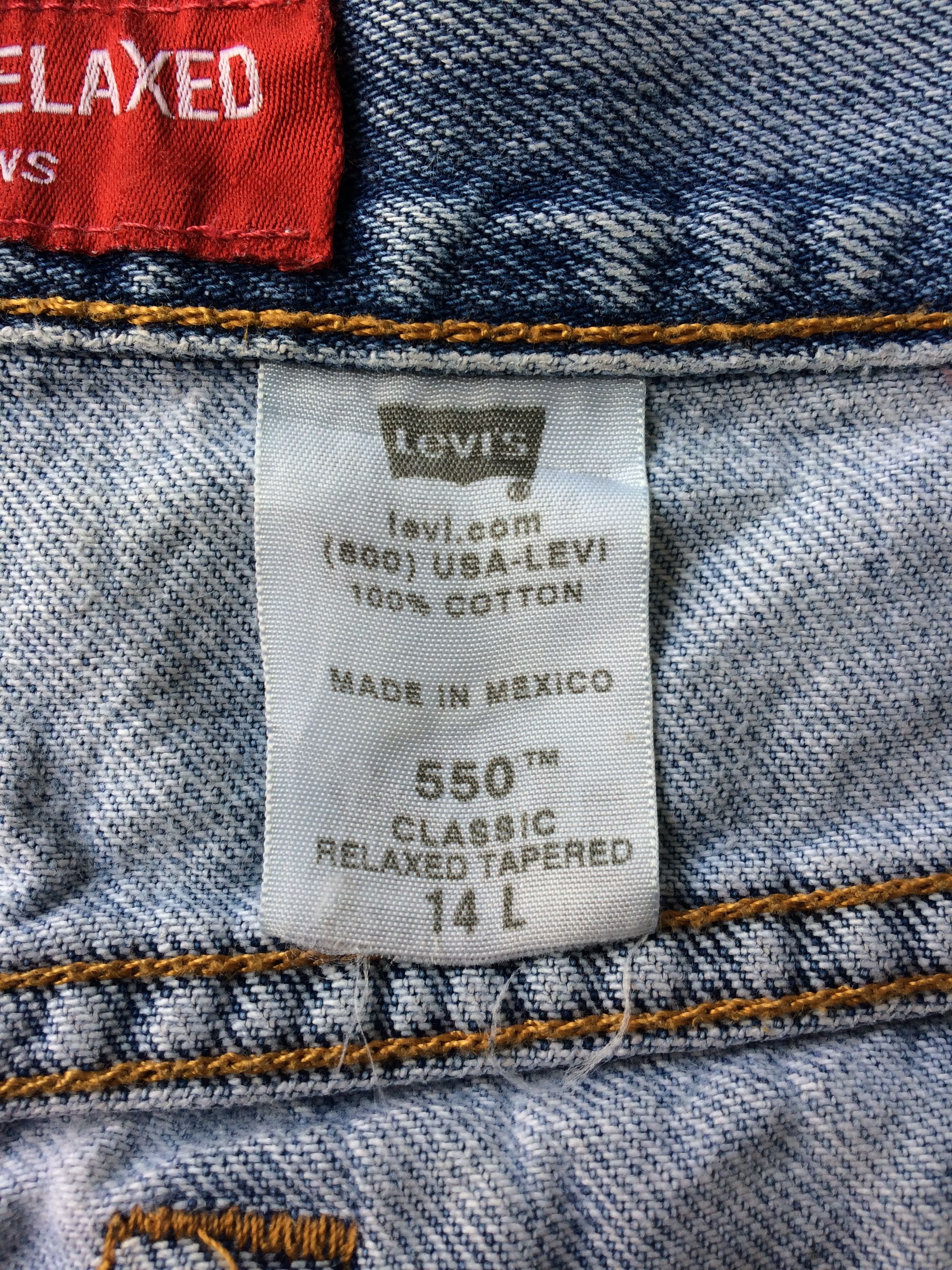 Levi's Vintage Levi's 550 Light Wash Jeans #B-235 Size US 33 - 10 Thumbnail