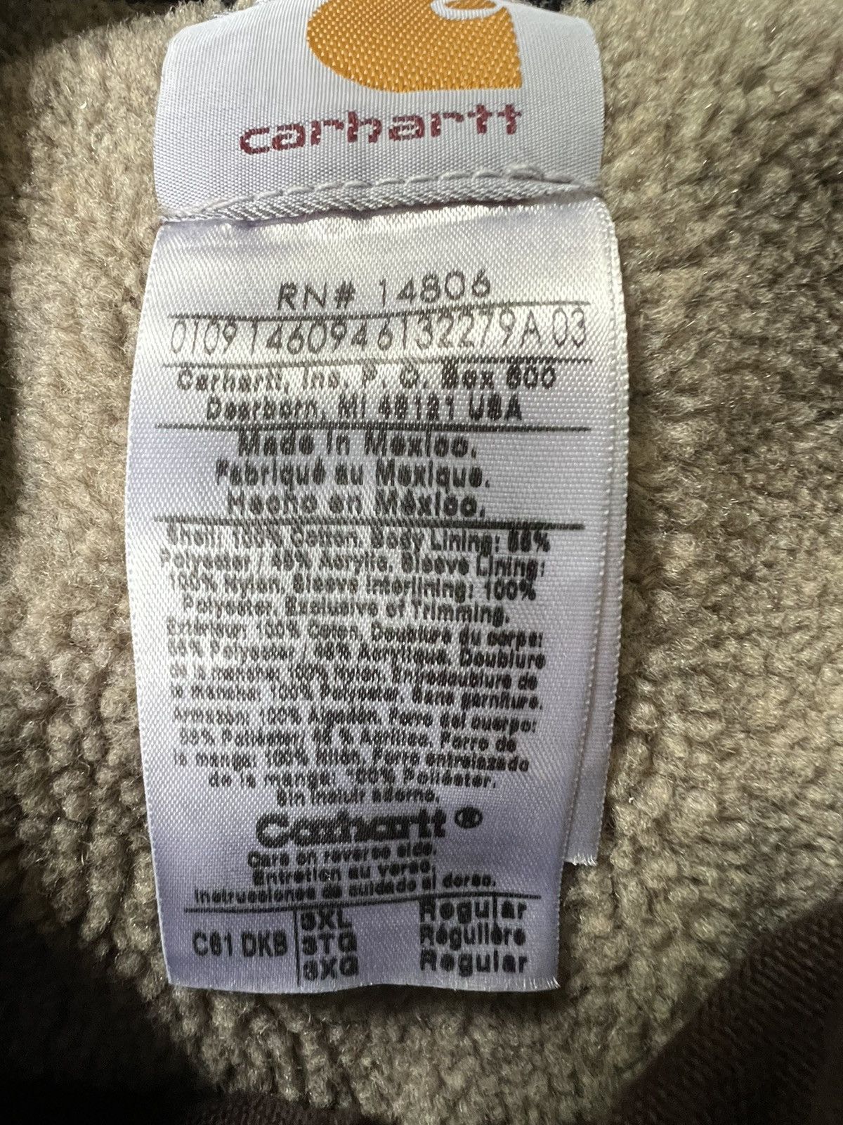 Carhartt Sherpa Lined 3XL Carhartt Jacket Size US XXL / EU 58 / 5 - 2 Thumbnail
