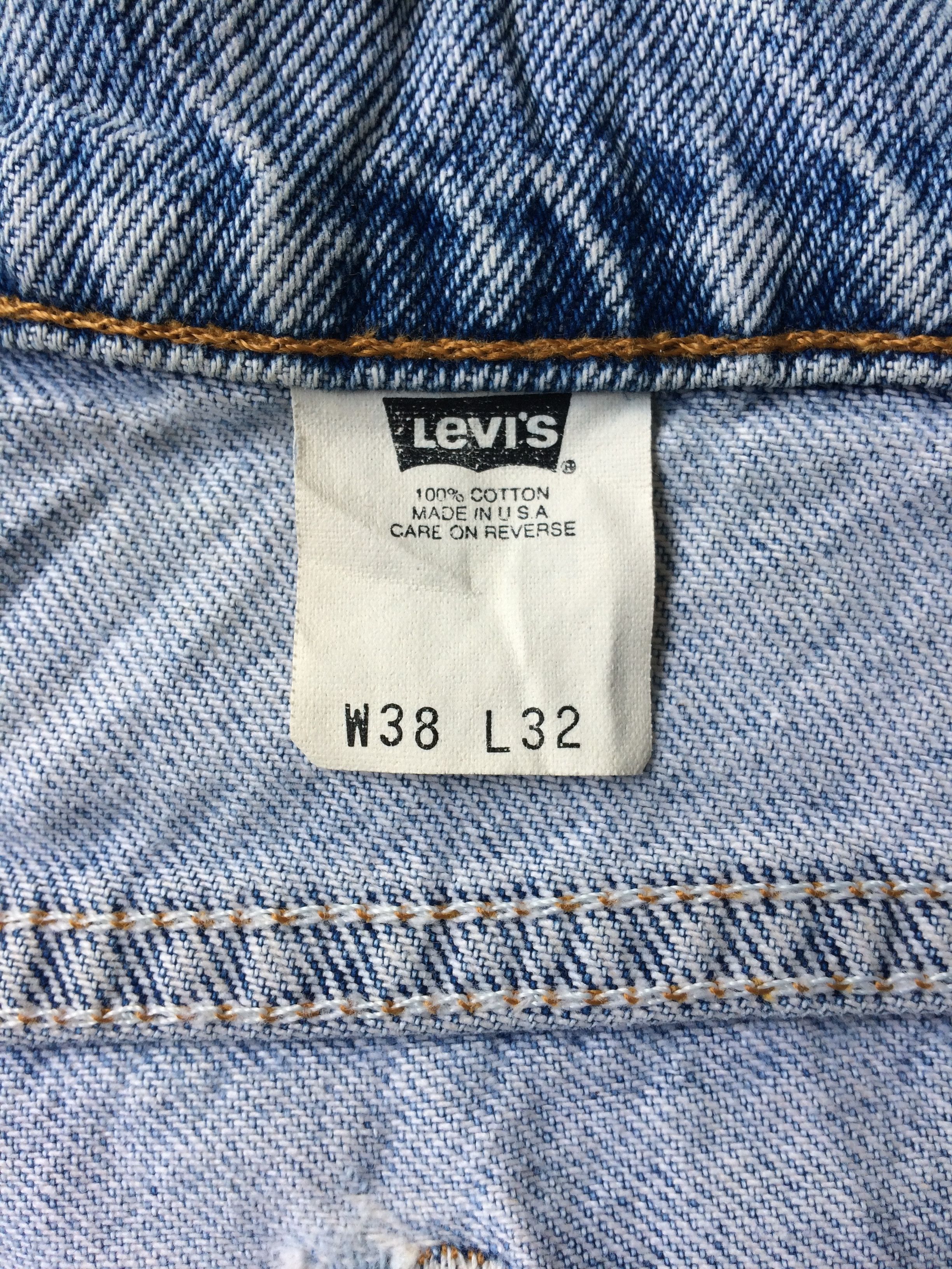 Levi's × Vintage Levi's Light Wash Jeans #B-521 Size US 36 / EU 52 - 11 Thumbnail