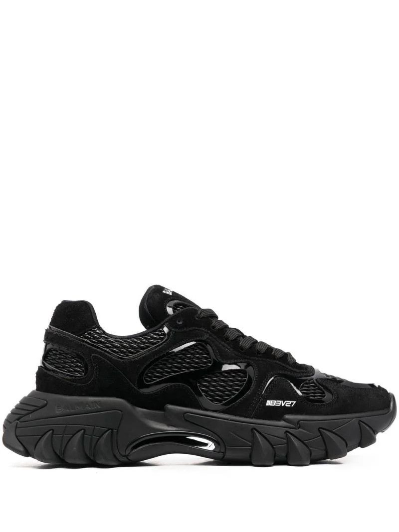 Black B-East Suede Sneakers