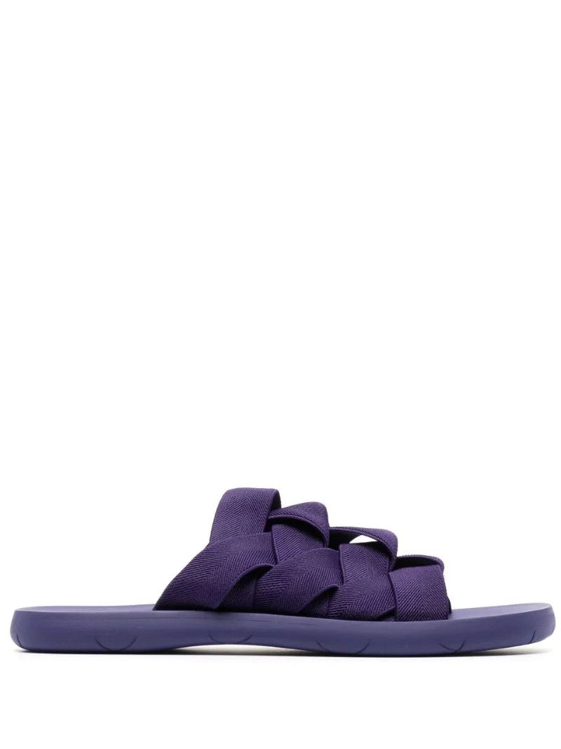 Purple Plat Intreccio Sandals