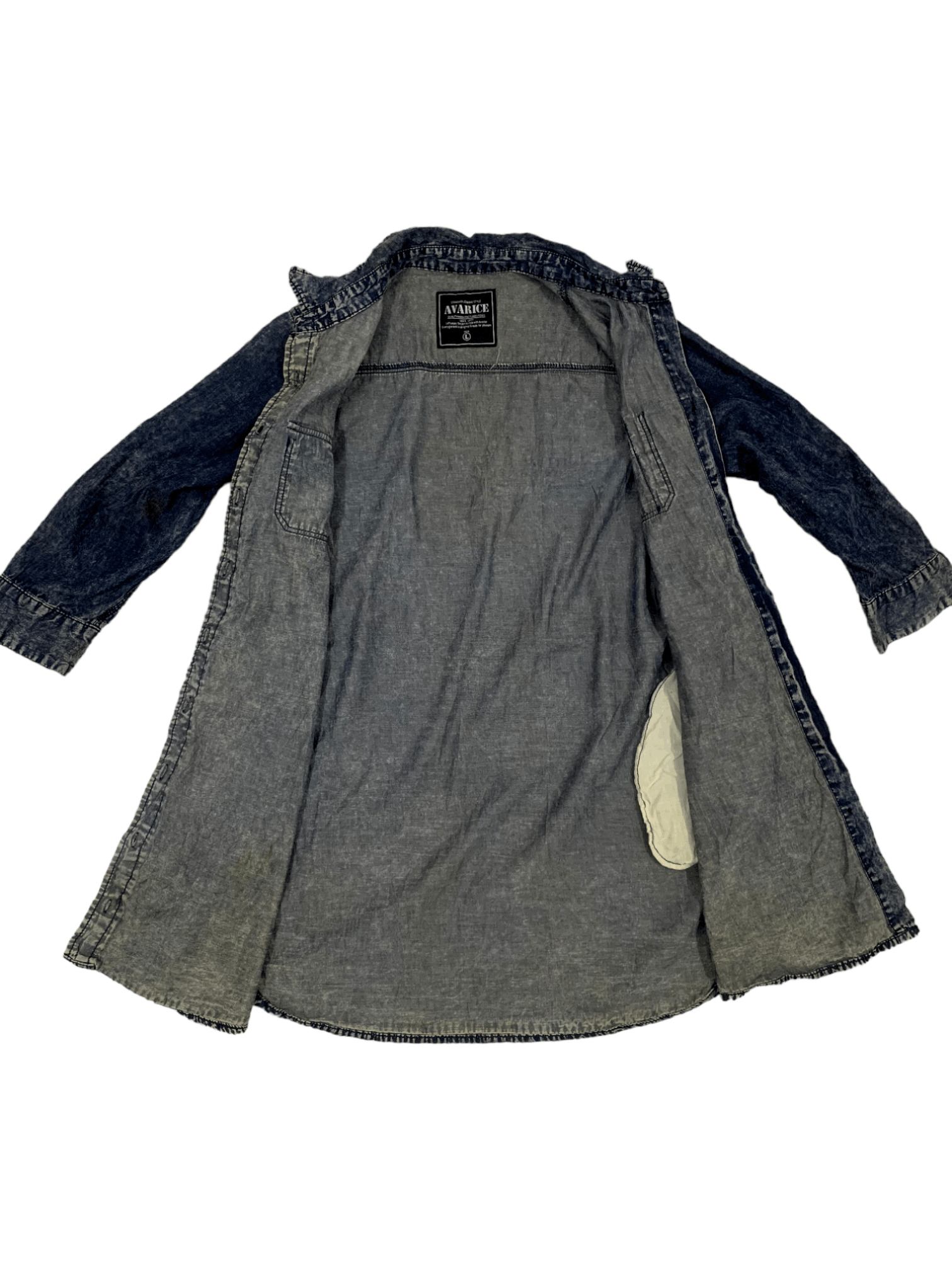 Japanese Brand SALES 🔥 Vintage Japanese Brand Denim Style Shirt Button up Size US M / EU 48-50 / 2 - 3 Thumbnail