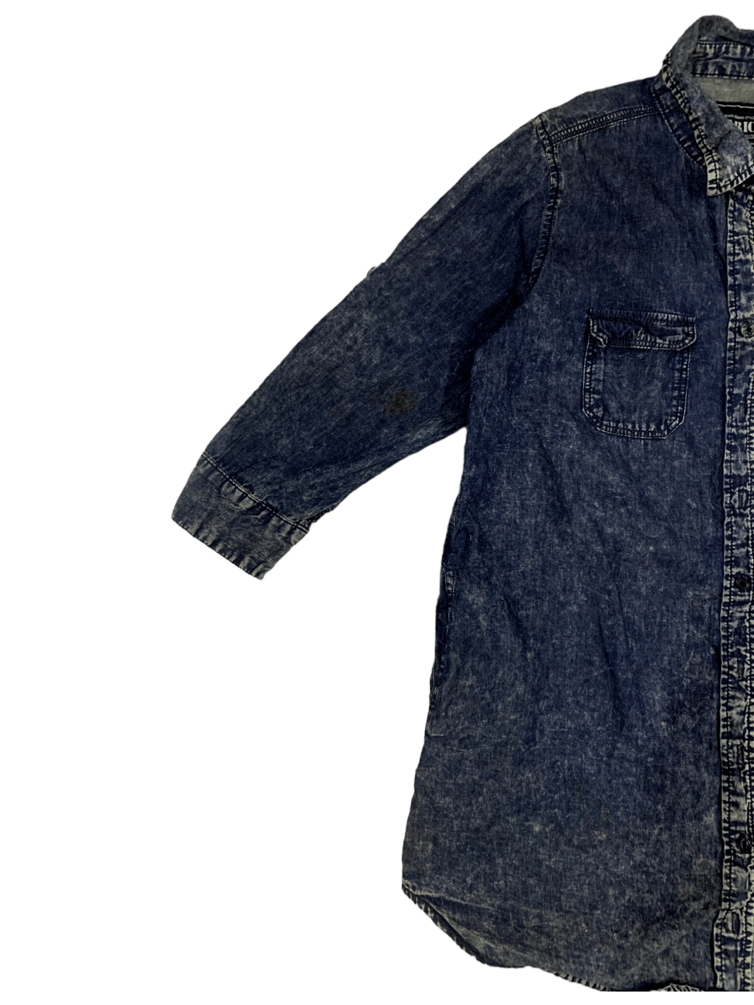Japanese Brand SALES 🔥 Vintage Japanese Brand Denim Style Shirt Button up Size US M / EU 48-50 / 2 - 5 Thumbnail