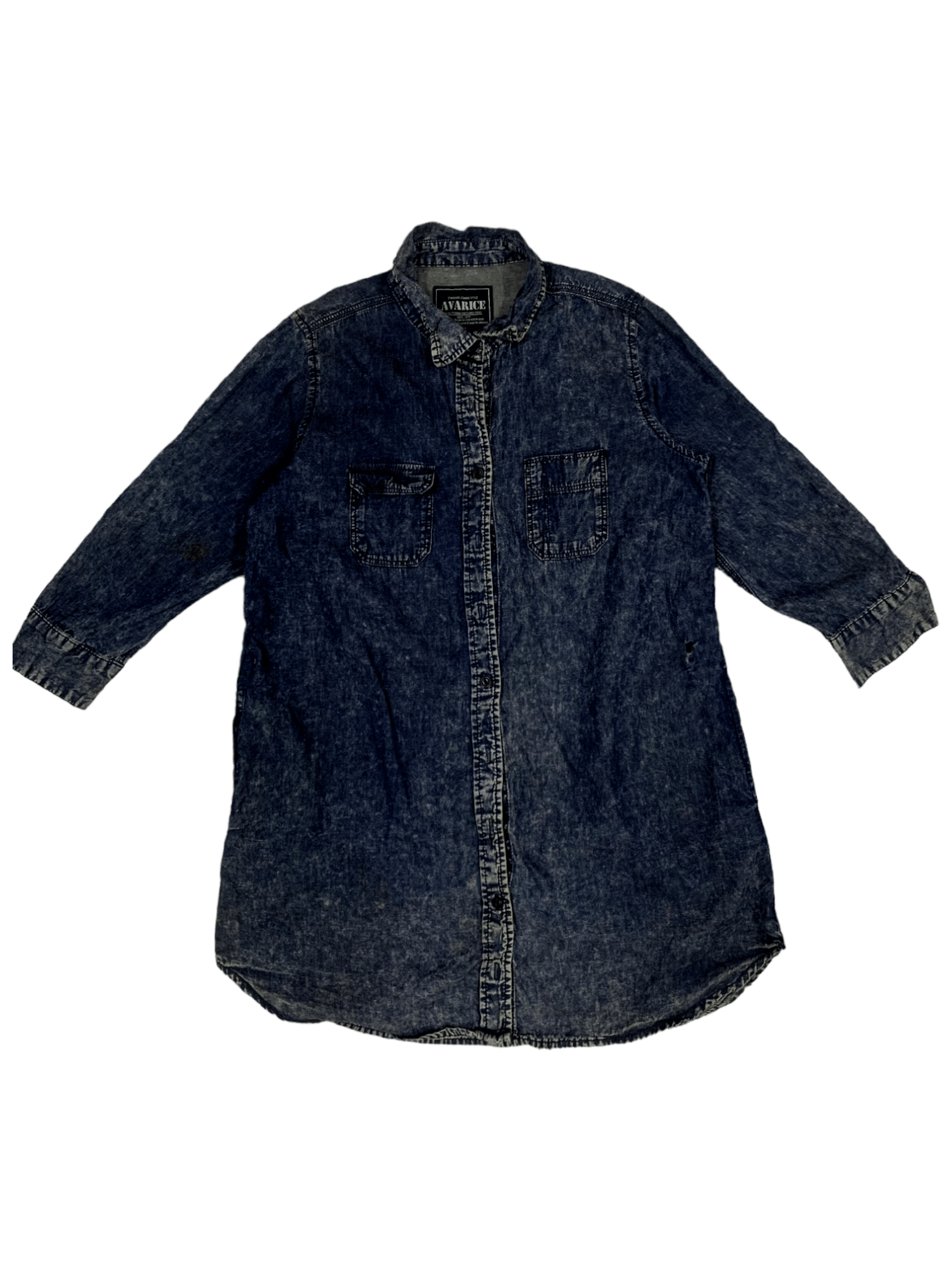 Japanese Brand SALES 🔥 Vintage Japanese Brand Denim Style Shirt Button up Size US M / EU 48-50 / 2 - 1 Thumbnail