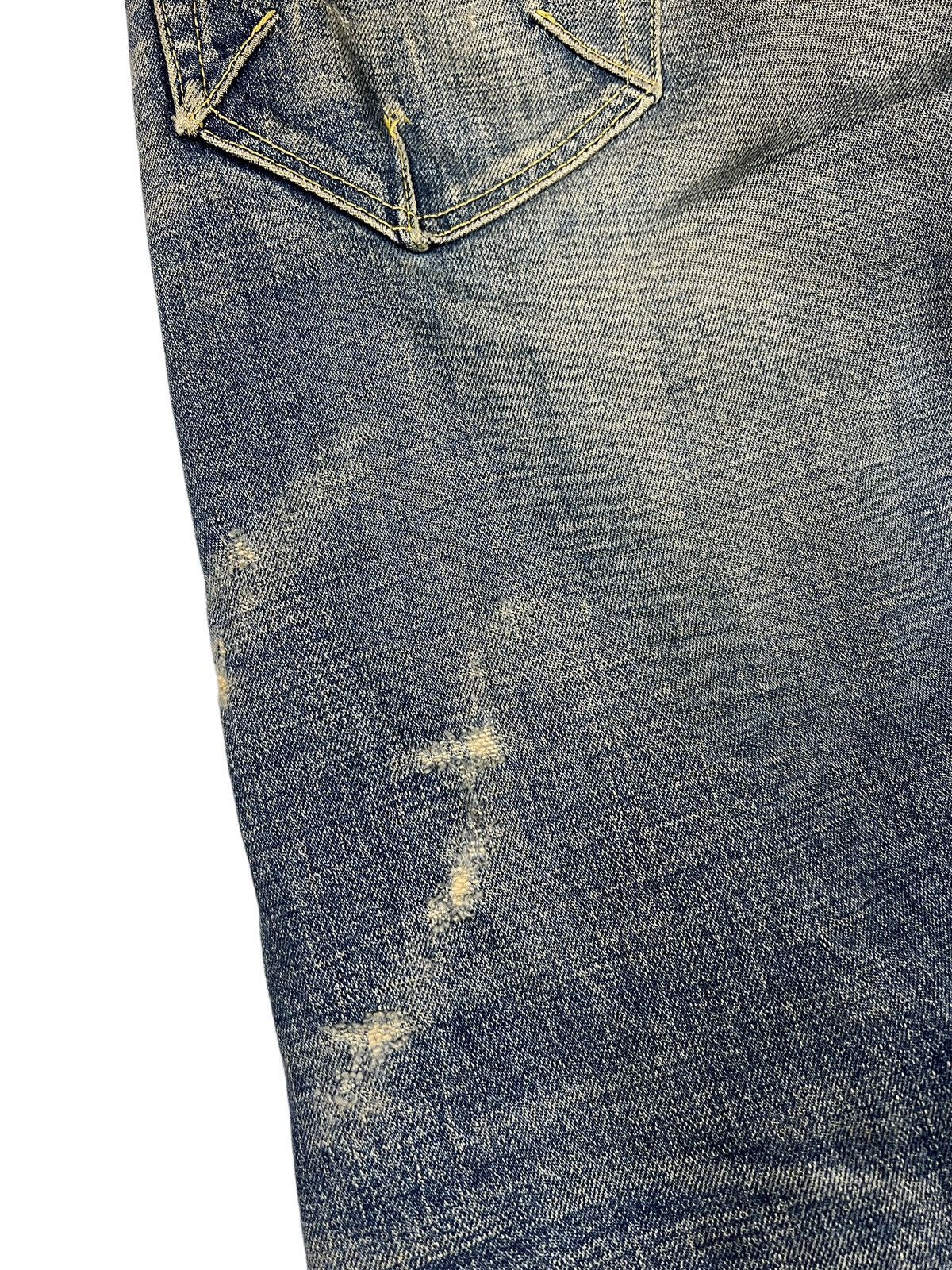 Isamu Katayama Backlash Isamu Katayama Backlash Horse Leather Patch Distressed Denim Size US 33 - 11 Thumbnail