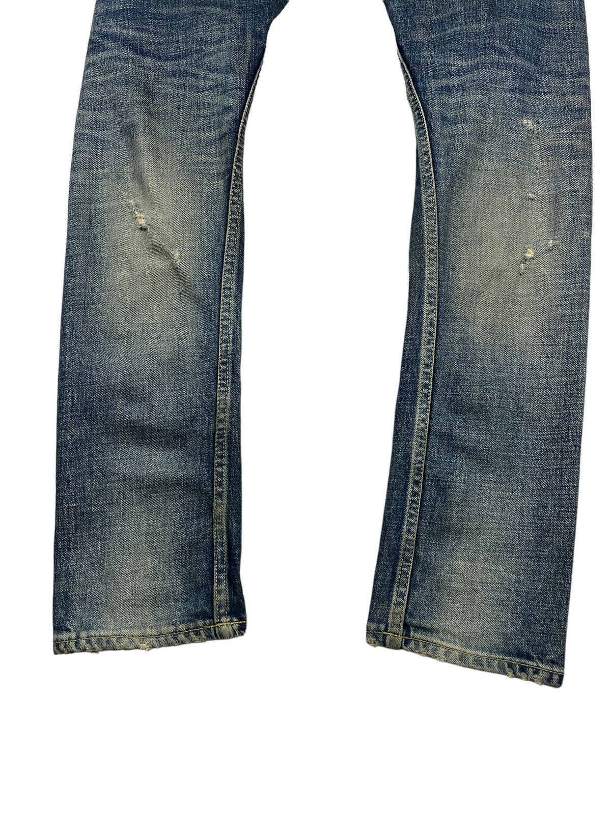 Isamu Katayama Backlash Isamu Katayama Backlash Horse Leather Patch Distressed Denim Size US 33 - 8 Thumbnail