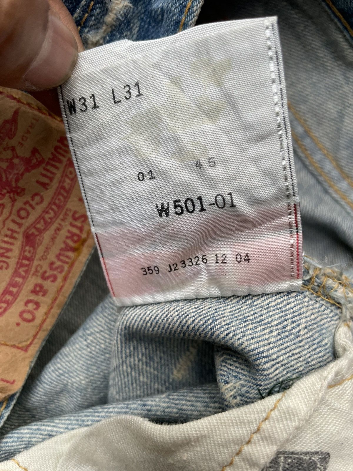 Levi's Vintage 2004 Levis Women 501 Distresed Rework Size 32" / US 10 / IT 46 - 11 Thumbnail