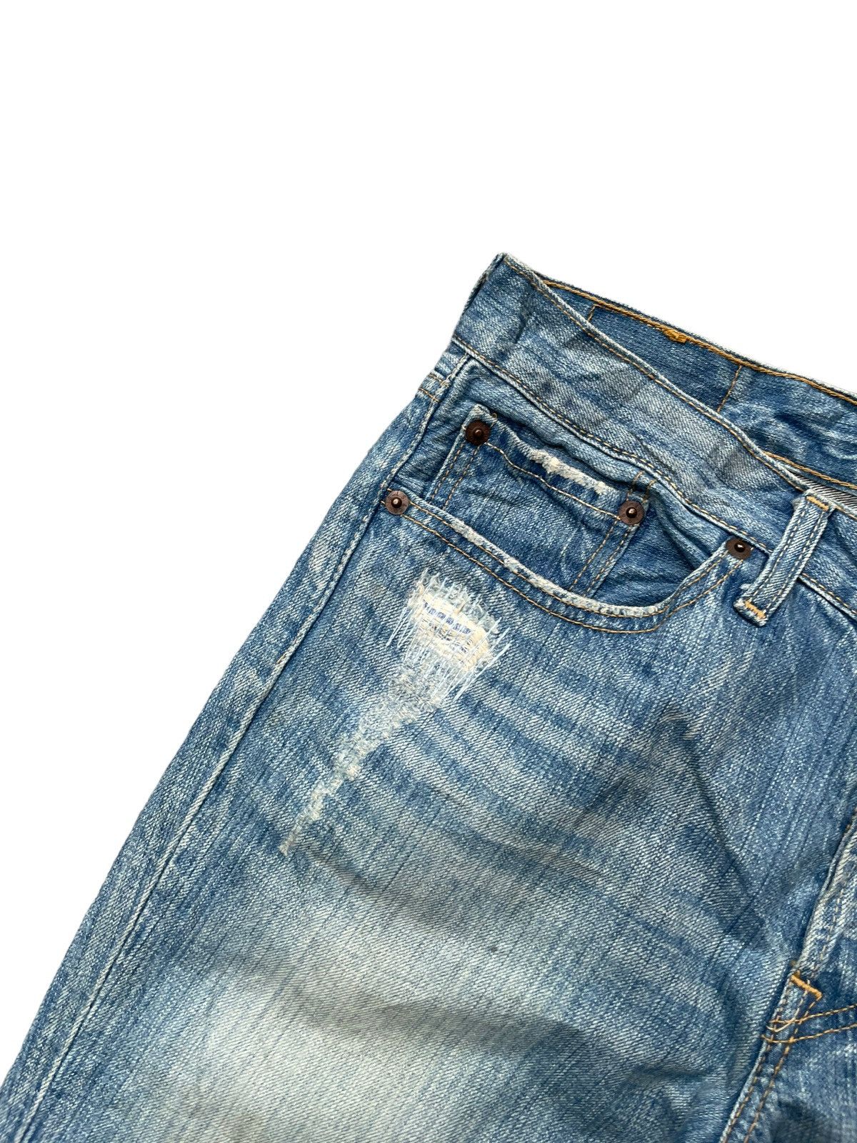 Levi's Vintage 2004 Levis Women 501 Distresed Rework Size 32" / US 10 / IT 46 - 5 Thumbnail