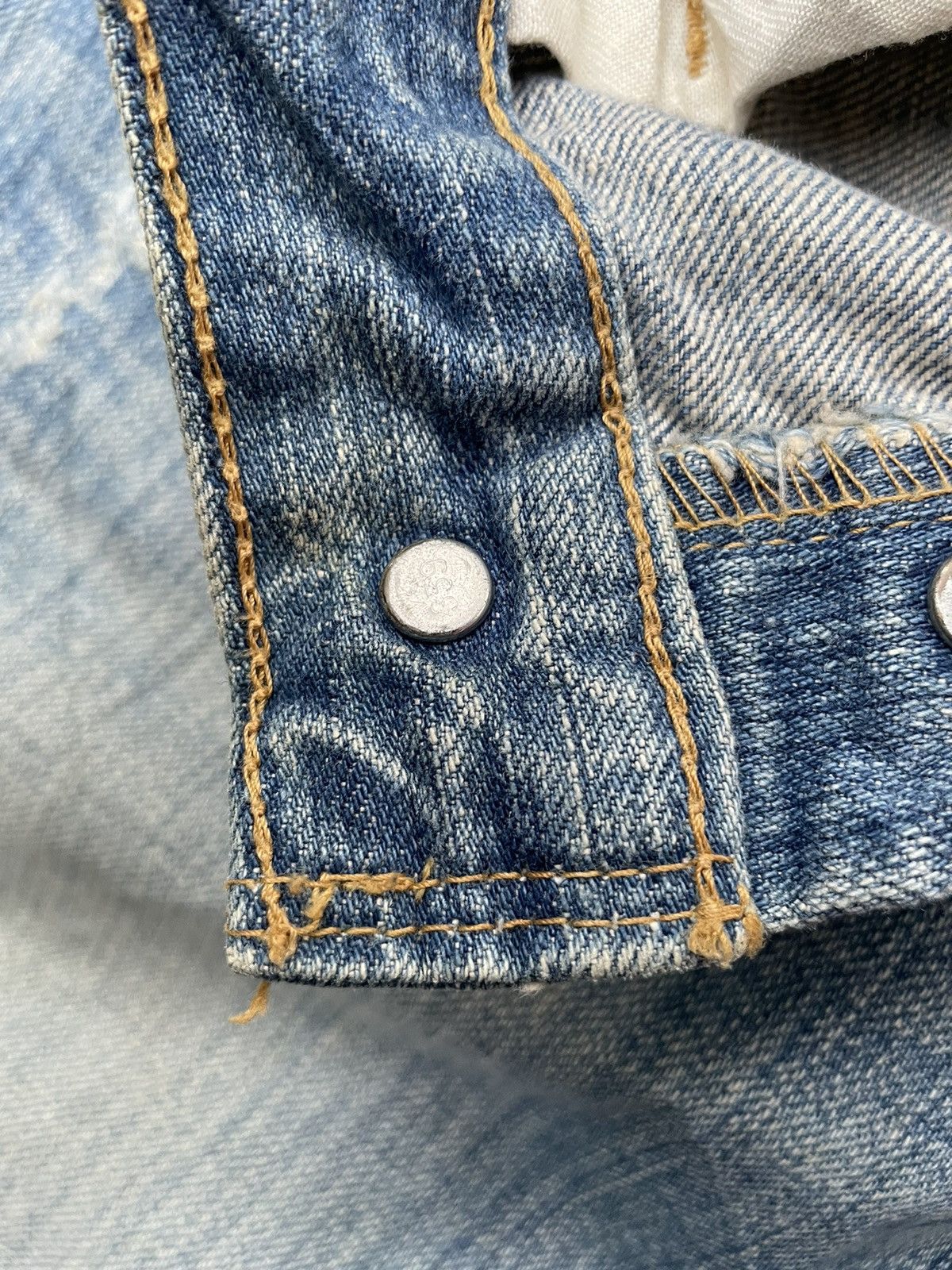 Levi's Vintage 2004 Levis Women 501 Distresed Rework Size 32" / US 10 / IT 46 - 13 Thumbnail