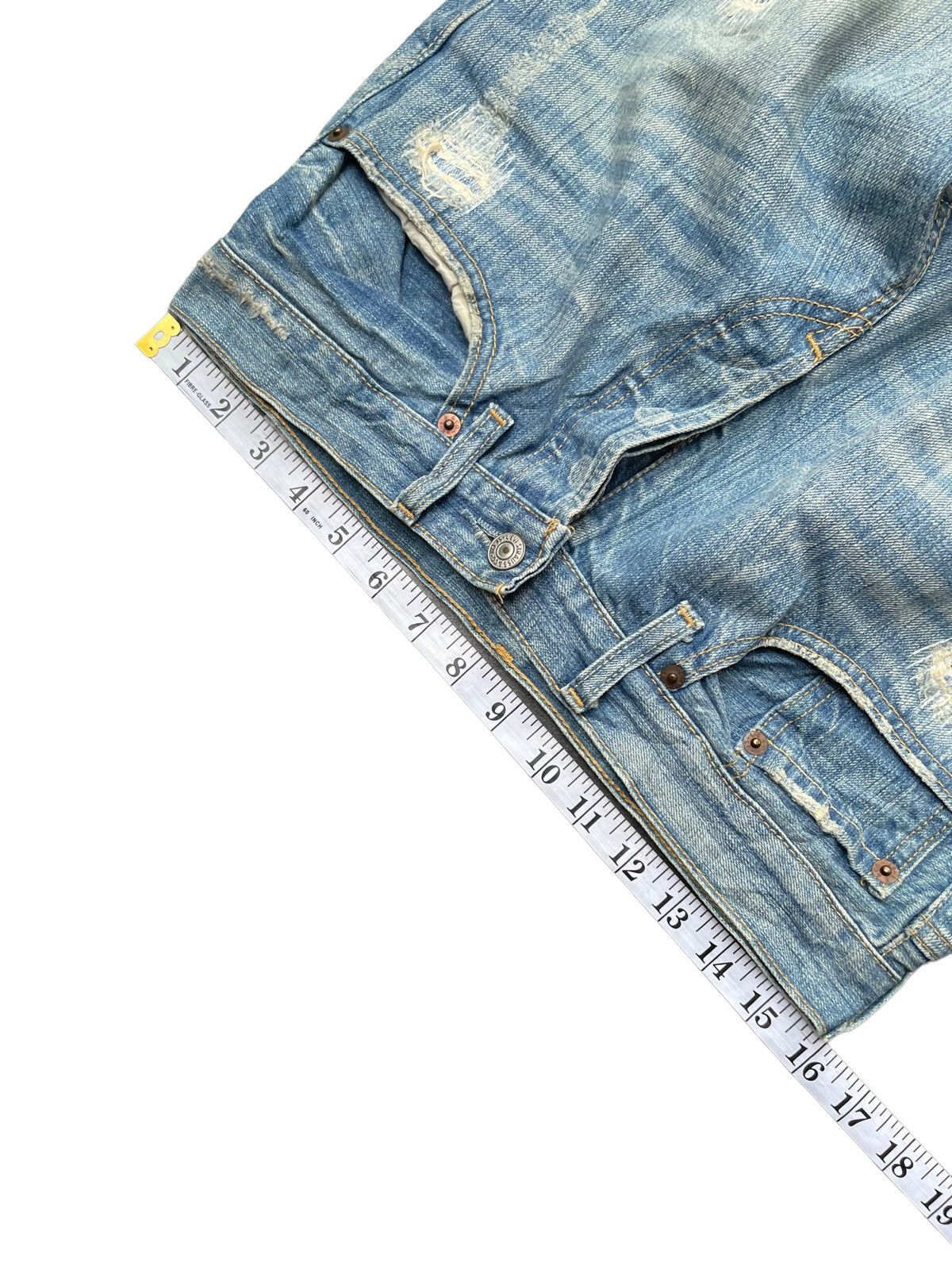 Levi's Vintage 2004 Levis Women 501 Distresed Rework Size 32" / US 10 / IT 46 - 15 Thumbnail