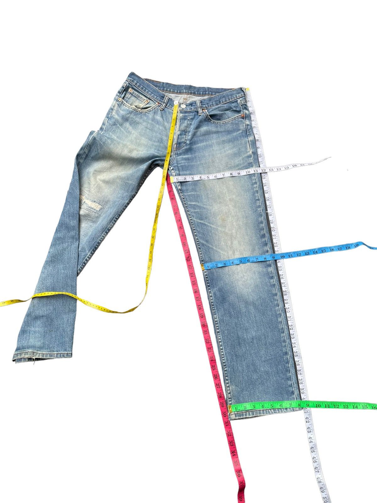 Levi's × Vintage Vintage 2001 Levis 532 e Distresed Size US 34 / EU 50 - 18 Thumbnail