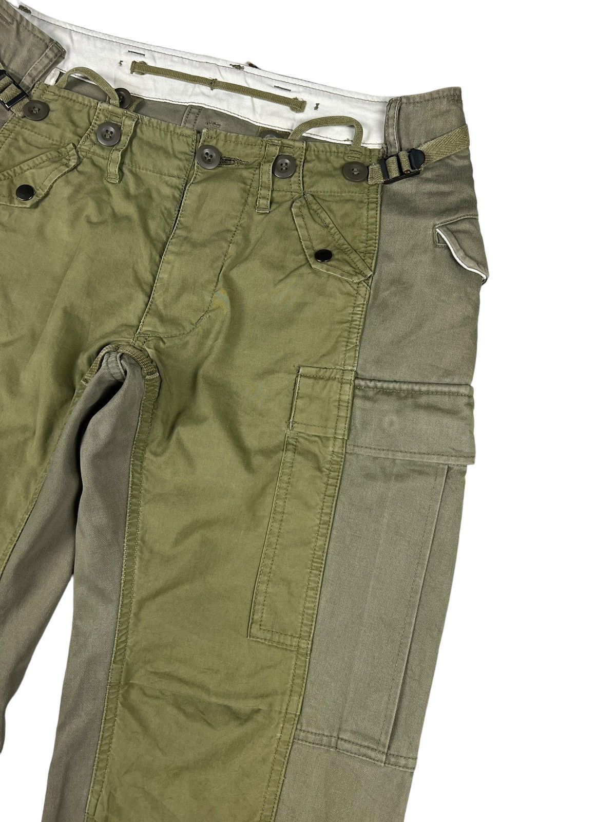 Maison MIHARA YASUHIRO Miharayasuhiro Reconstructed Hybrid Cargo Pants Size US 31 - 5 Thumbnail