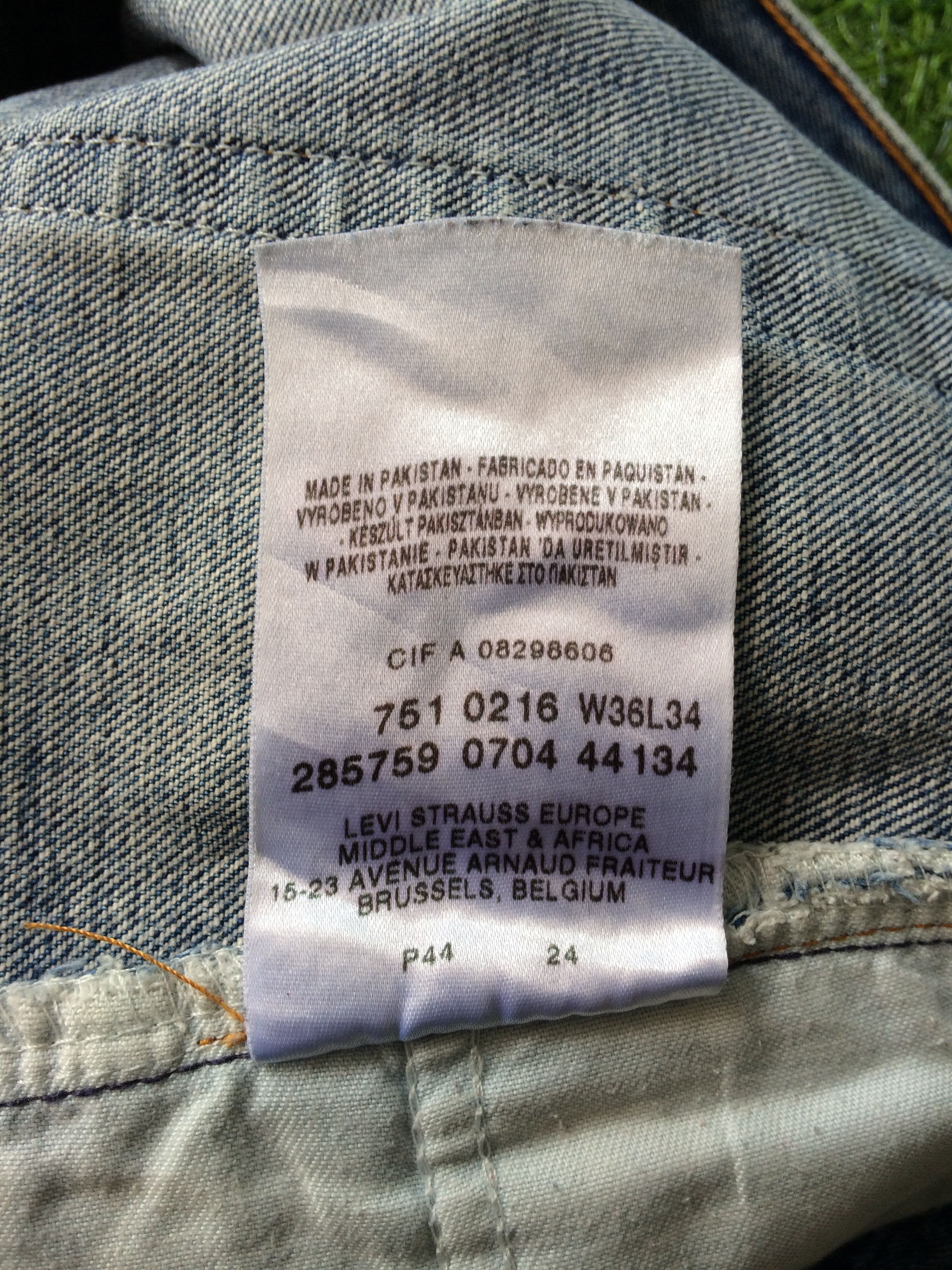 Levi's Vintage Levis 751 Reworked Jeans #B-704 Size 28" / US 6 / IT 42 - 12 Thumbnail