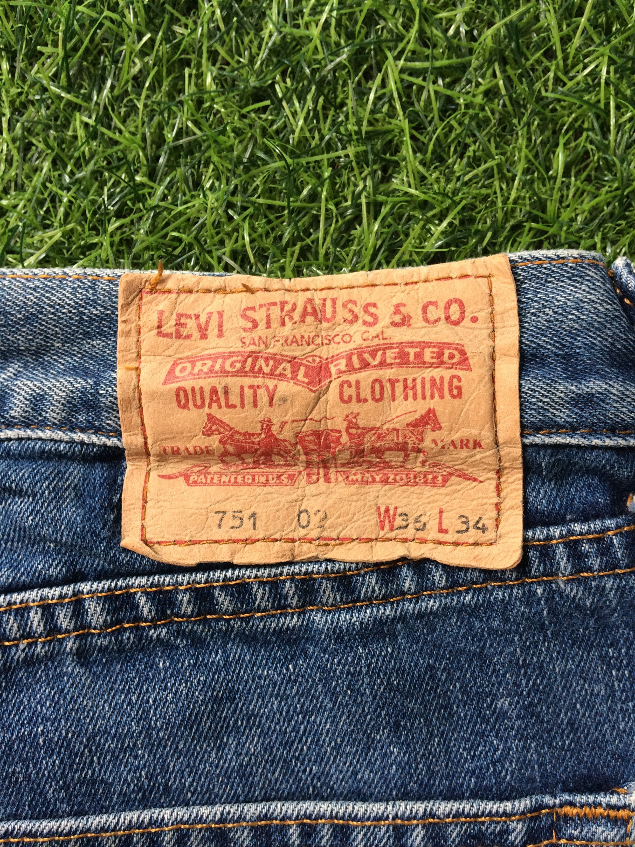 Levi's Vintage Levis 751 Reworked Jeans #B-704 Size 28" / US 6 / IT 42 - 10 Thumbnail