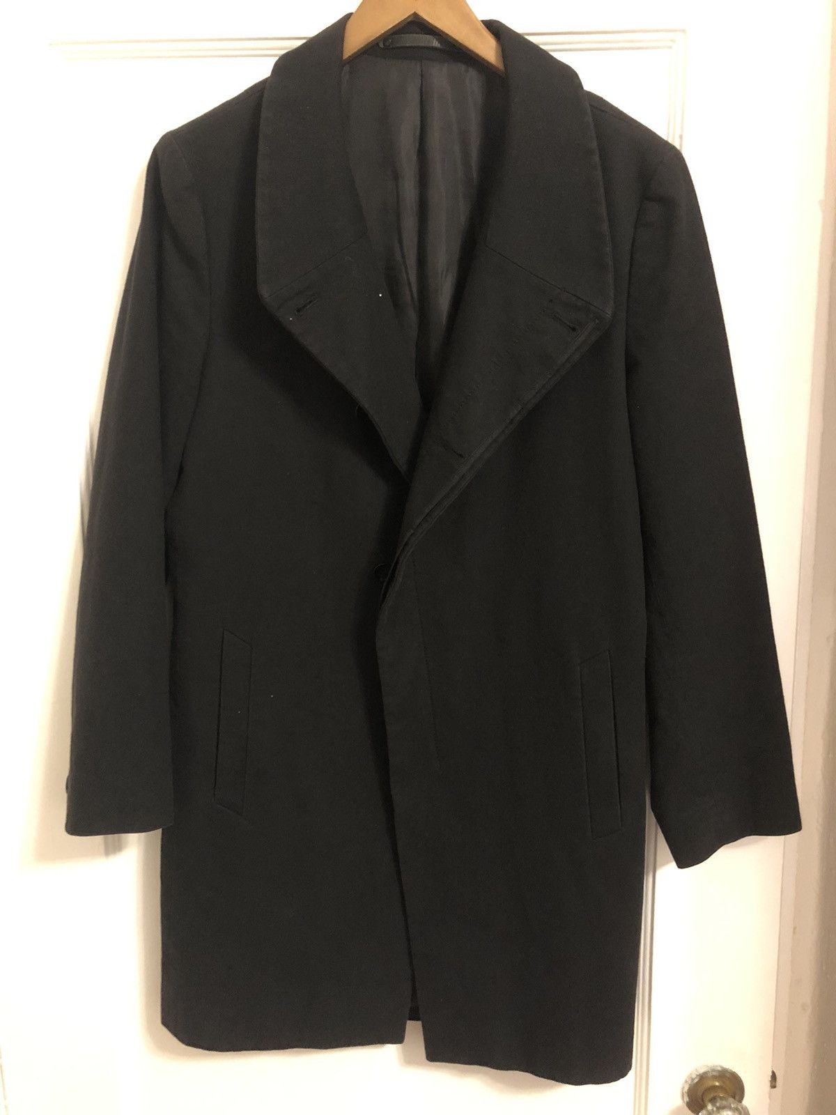 Allsaints Avant Garde Asymmetric Saul Coat trench coat Grailed