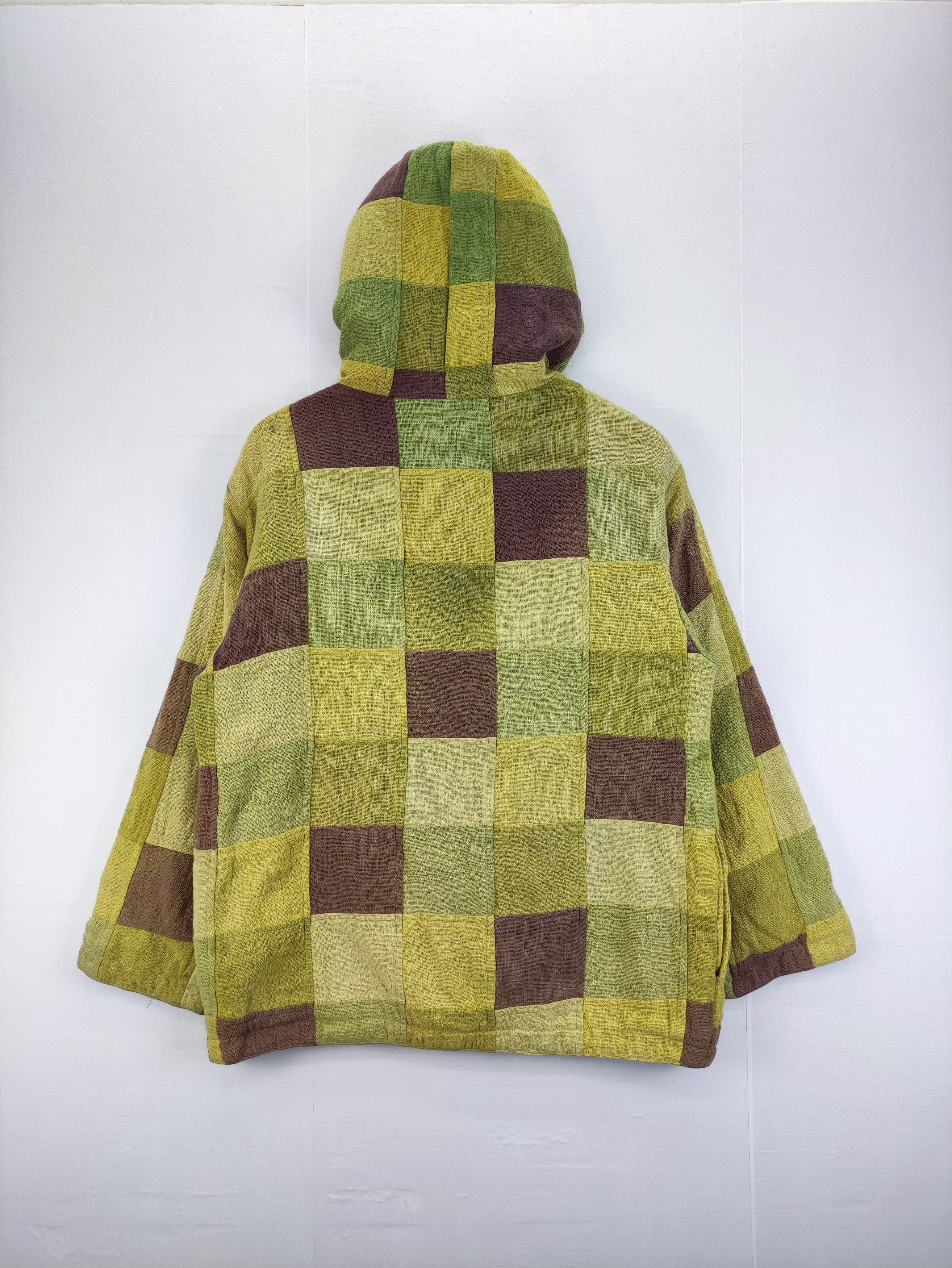 Japanese Brand Vintage Patchwork Design Hoodie Sweater ButtonUp MangoForest Size US M / EU 48-50 / 2 - 11 Thumbnail