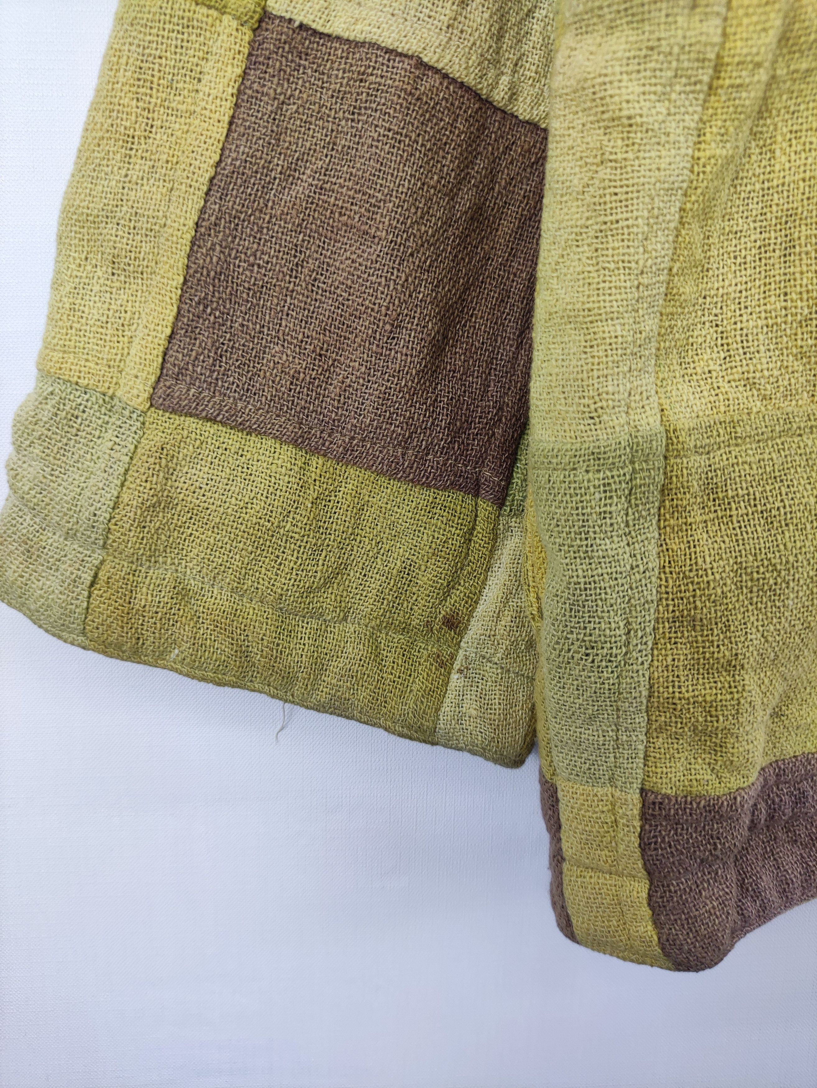 Japanese Brand Vintage Patchwork Design Hoodie Sweater ButtonUp MangoForest Size US M / EU 48-50 / 2 - 9 Thumbnail