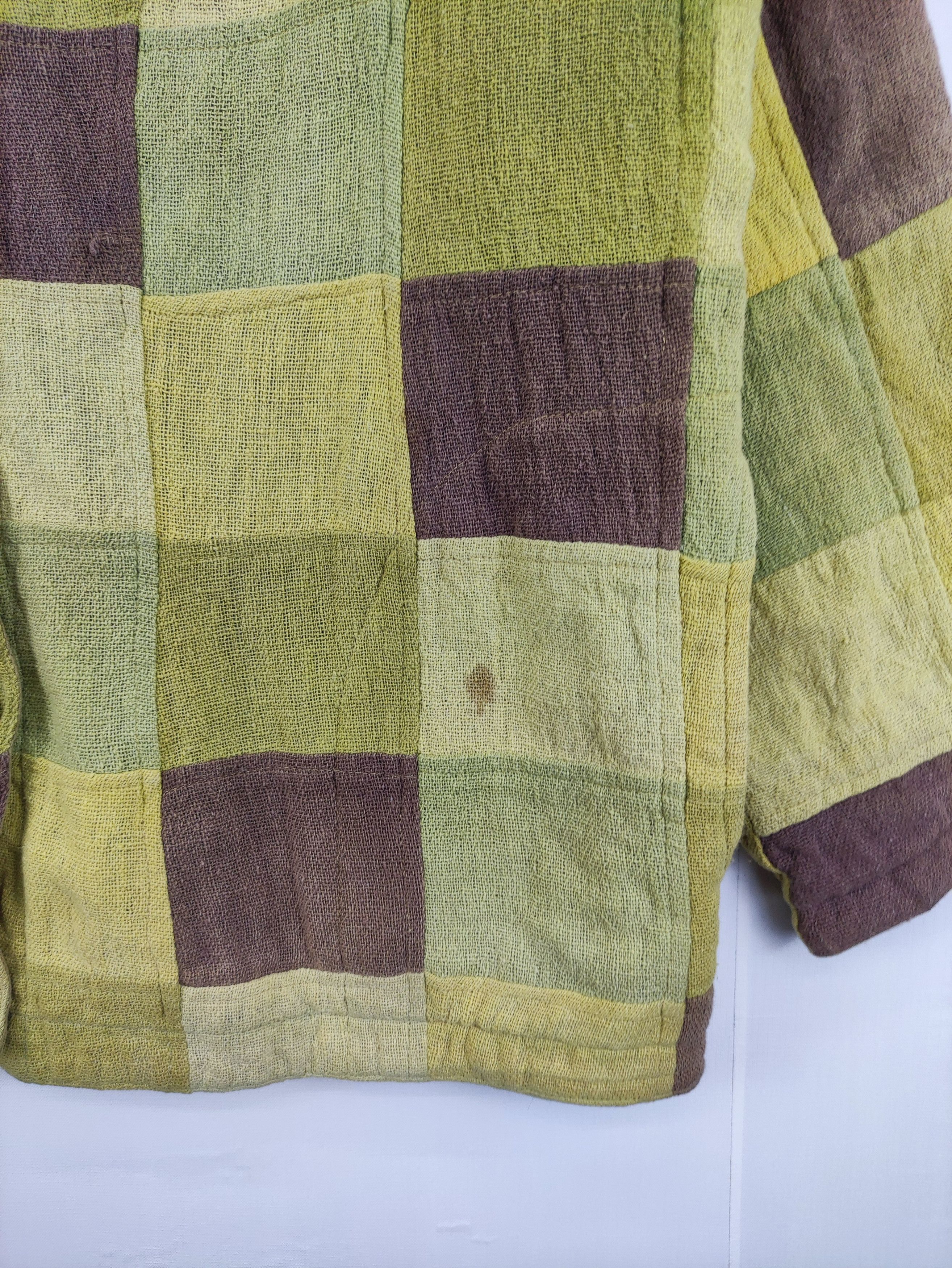 Japanese Brand Vintage Patchwork Design Hoodie Sweater ButtonUp MangoForest Size US M / EU 48-50 / 2 - 4 Thumbnail