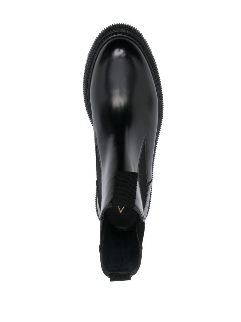 Black Type 188 Leather Chelsea Boots