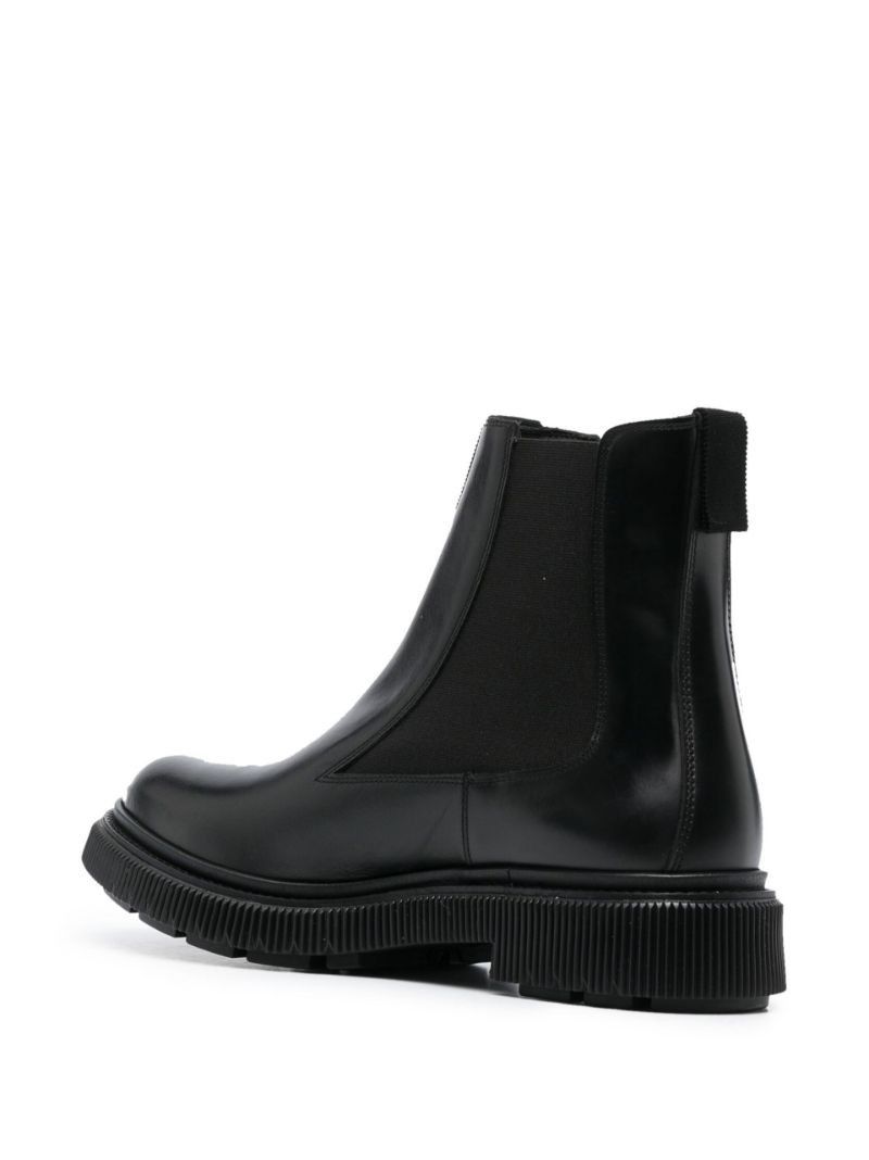 Black Type 188 Leather Chelsea Boots