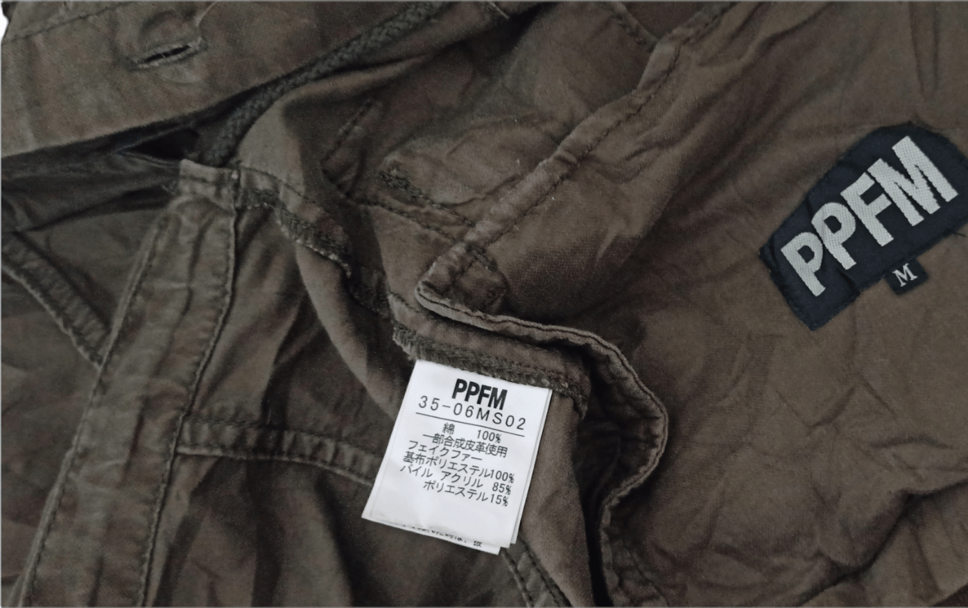 Japanese Brand Japanese Brand PPFM Military Style Hoodie Jacket Size US M / EU 48-50 / 2 - 11 Thumbnail