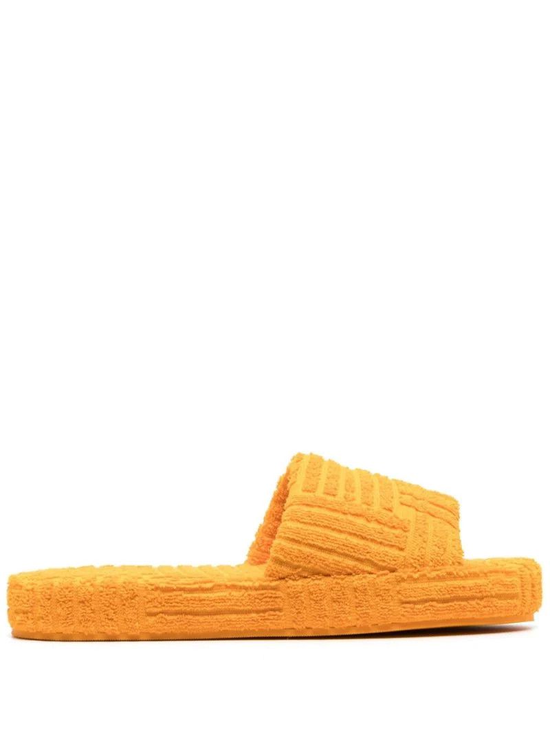 Orange Resort Sponge Geometric Slides